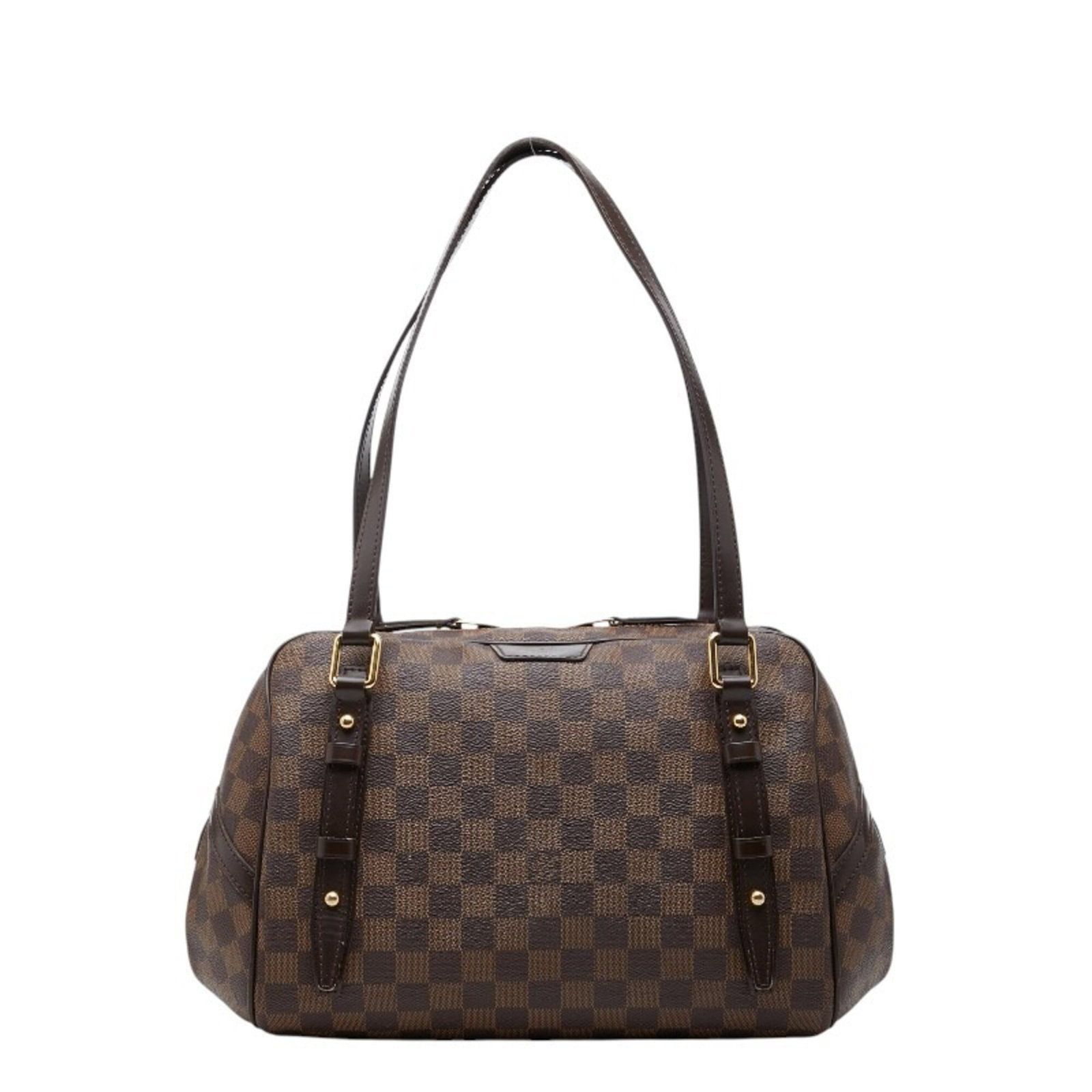 Vuitton Leather Pvc Shoulder Bag: Vuitton Leather Pvc Shoulder Bag Brown Louis Vuitton Pvc Leather Shoulder Bag, 20cm x 30cm x 16cm. This used shoulder bag features a unique combination of pvc and leather materials, with traces of usa
