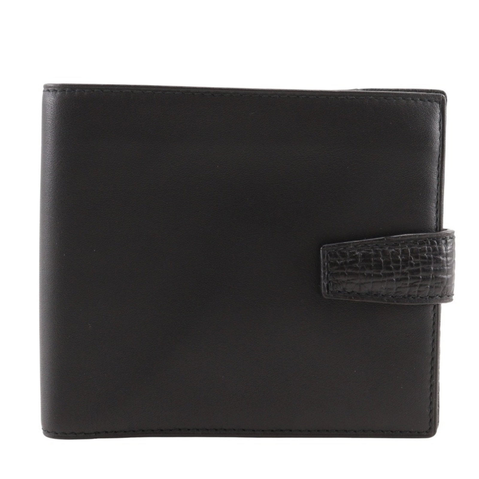 Leather Bi Fold Wallet Loewe: Leather Bi Fold Wallet Loewe The Loewe Leather Bi Fold Wallet boasts sleek, black calfskin construction with clean lines and minimal ornamentation. Measuring just 10cm x 11.5cm x 1.5cm, it is a compac