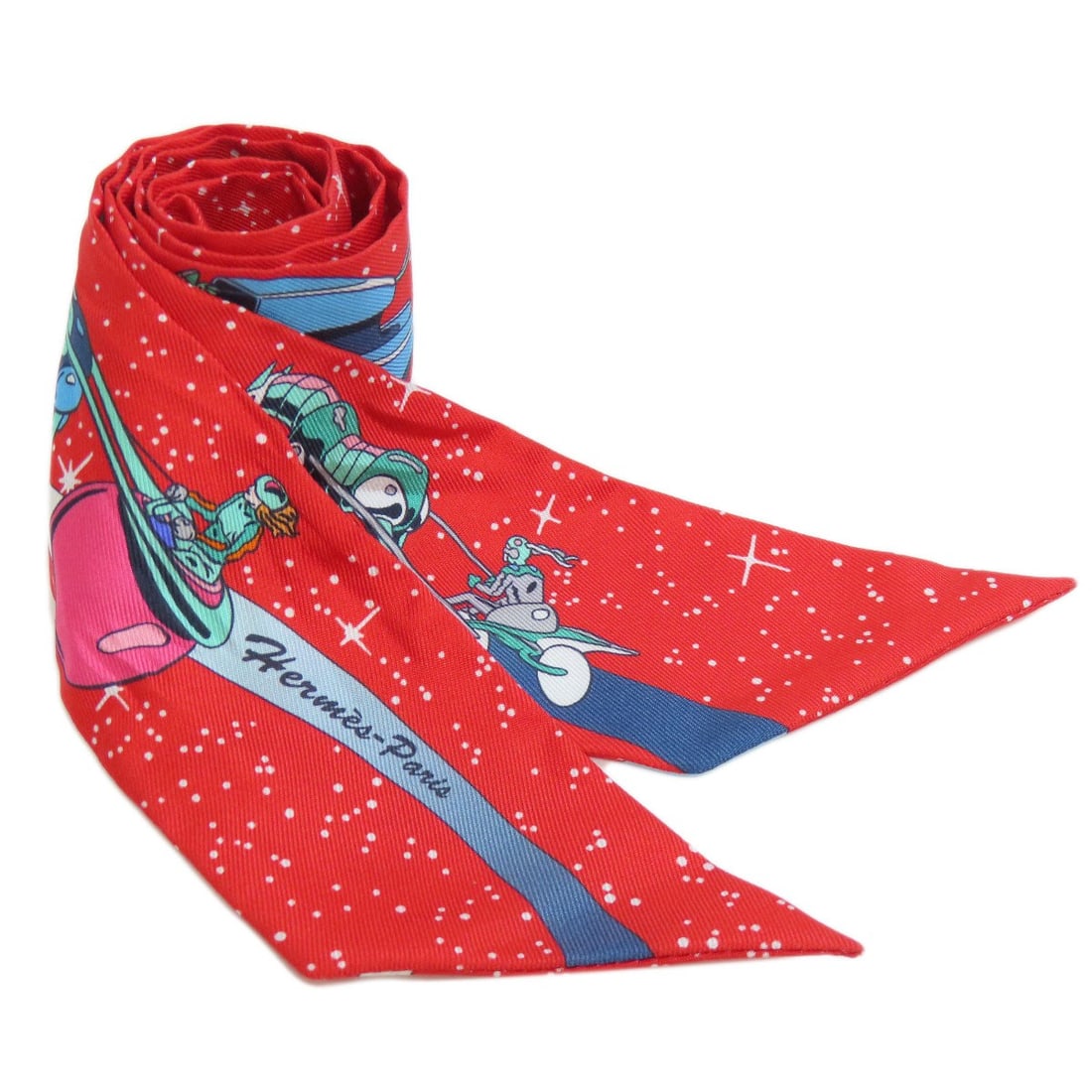 Silk Twilly Hermes Scarf (1 of 7)