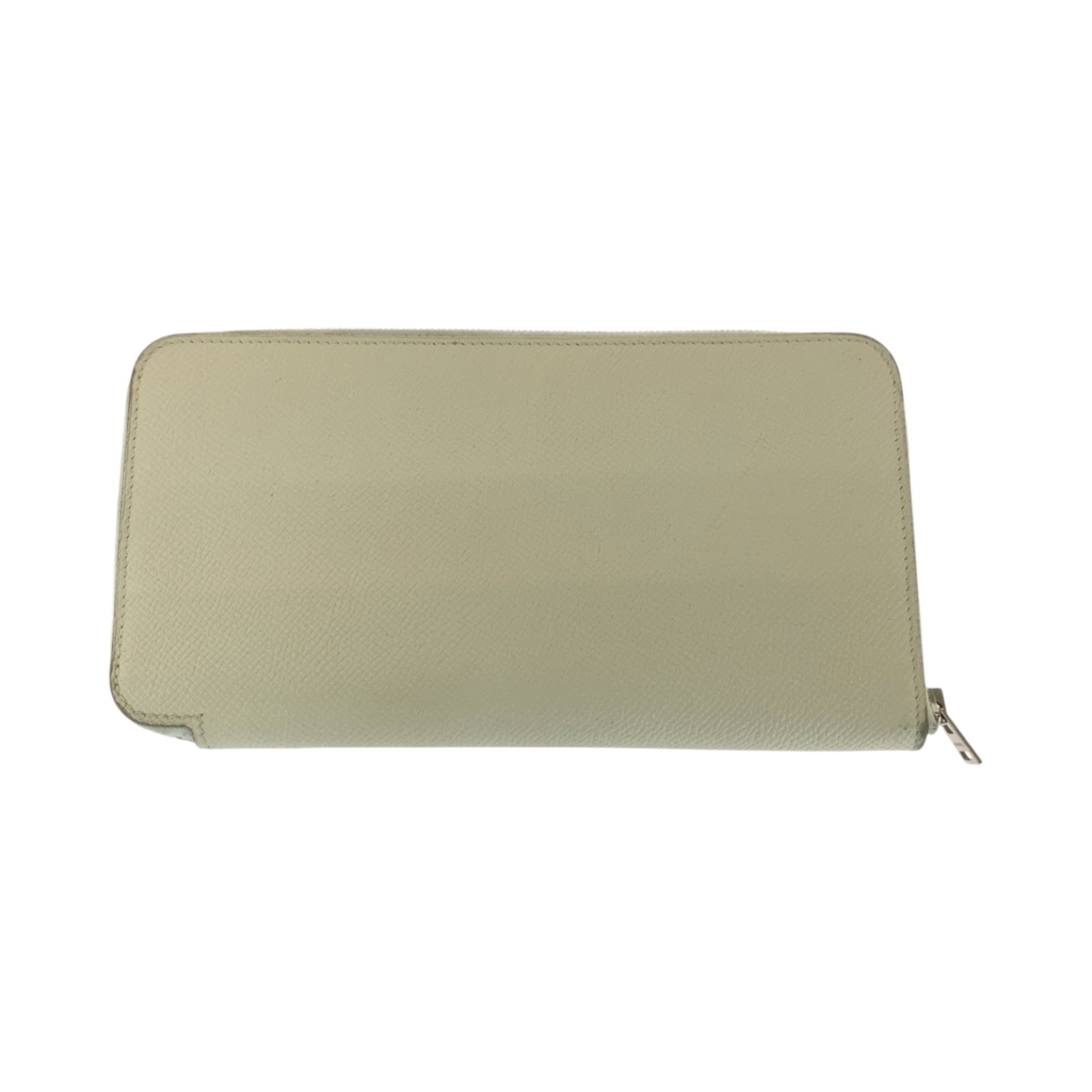 Hermes Long Wallet (Bi-Fold) Epsom Leather: Hermes Long Wallet (Bi-Fold) Epsom Leather Ivory Epsom Leather Hermes Long Wallet (Bi-Fold) - A classic, bi-fold design with clean lines and timeless elegance. Measuring 10cm x 20cm x 1.5cm, this