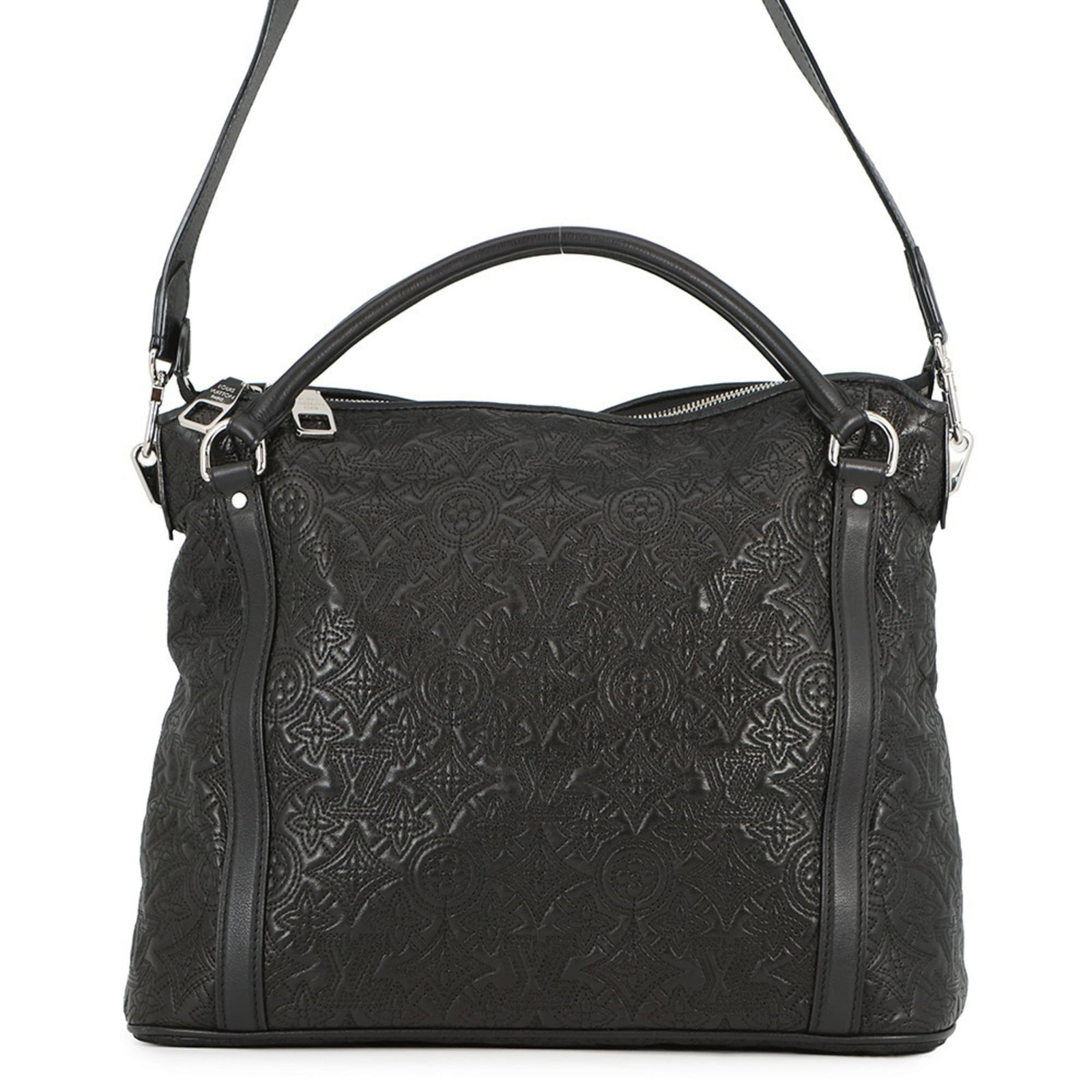 Louis Vuitton Handbag Shoulder Bag Monogram: Louis Vuitton Handbag Shoulder Bag Monogram Black Louis Vuitton Handbag Shoulder Bag Monogram features a classic design with a timeless monogram pattern. The bag measures 28cm x 34cm x 15cm and has so