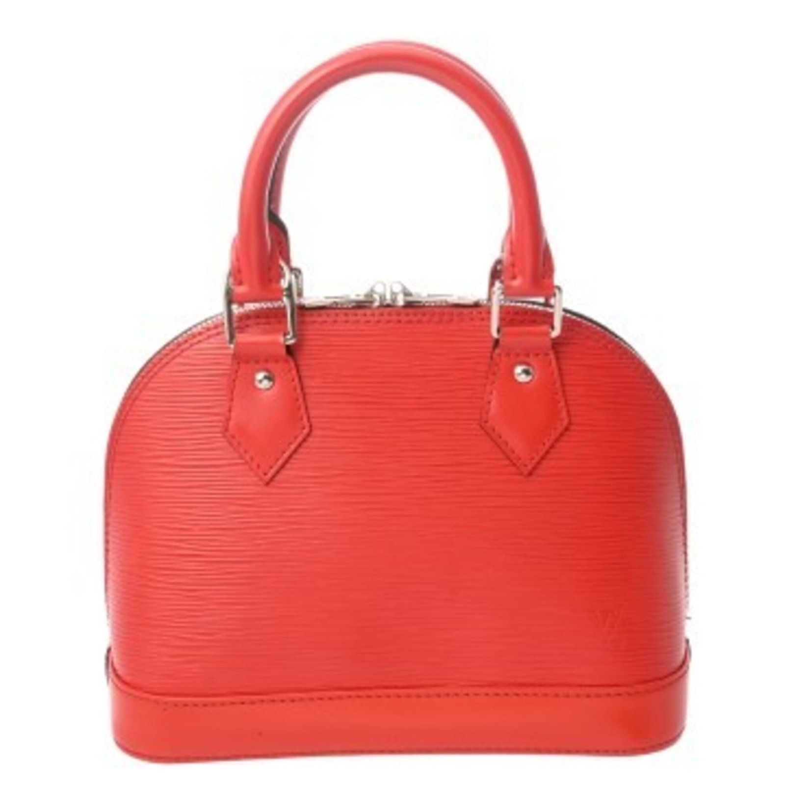 Handbag Leather Louis Vuitton: Handbag Leather Louis Vuitton Coquelicots leather Louis Vuitton handbag in good condition, with traces of usage and minor scratches. Measuring 17.5cm x 23cm x 11cm, it features a classic design that s