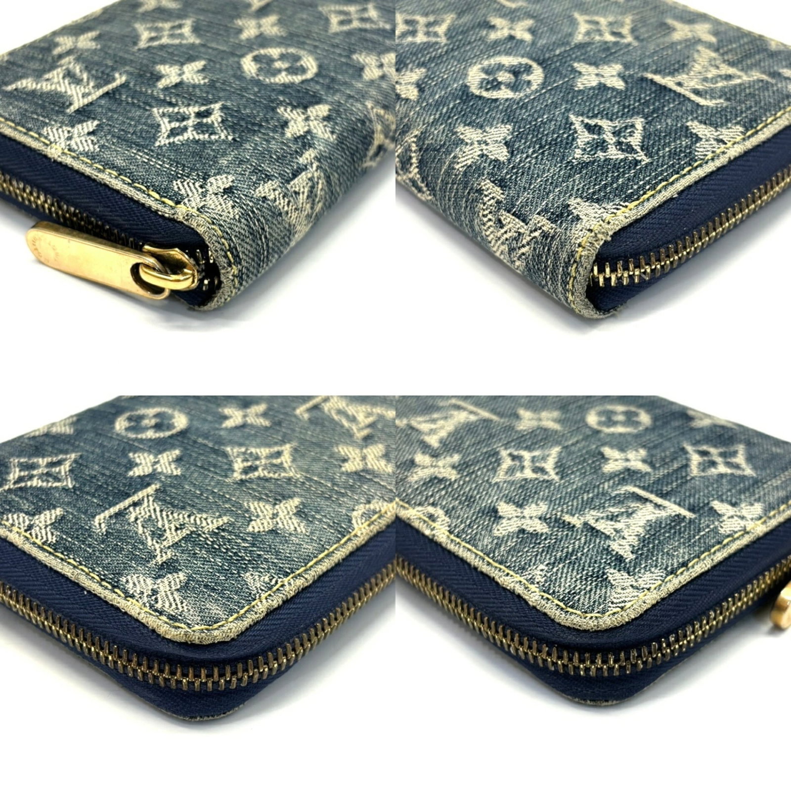 Long bi fold Monogram Denim Louis Vuitton - 3