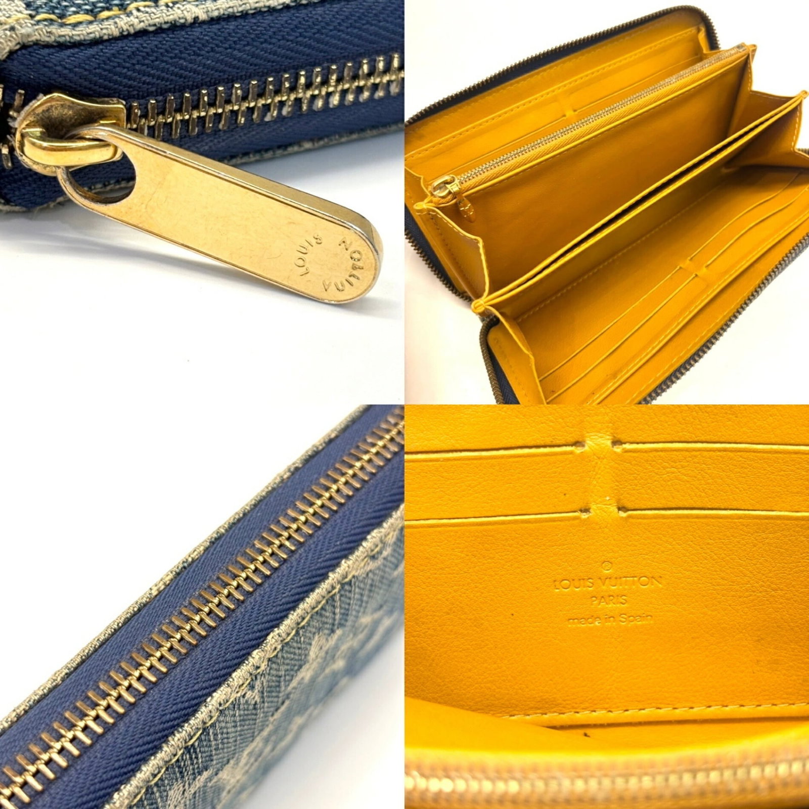 Long bi fold Monogram Denim Louis Vuitton - 5