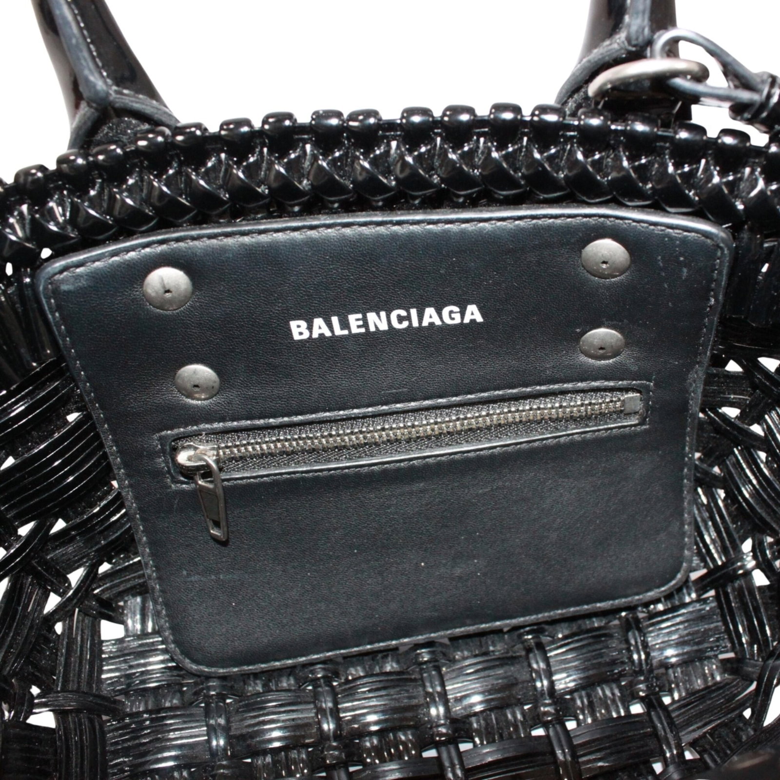 Basket Handbag Leather - 11