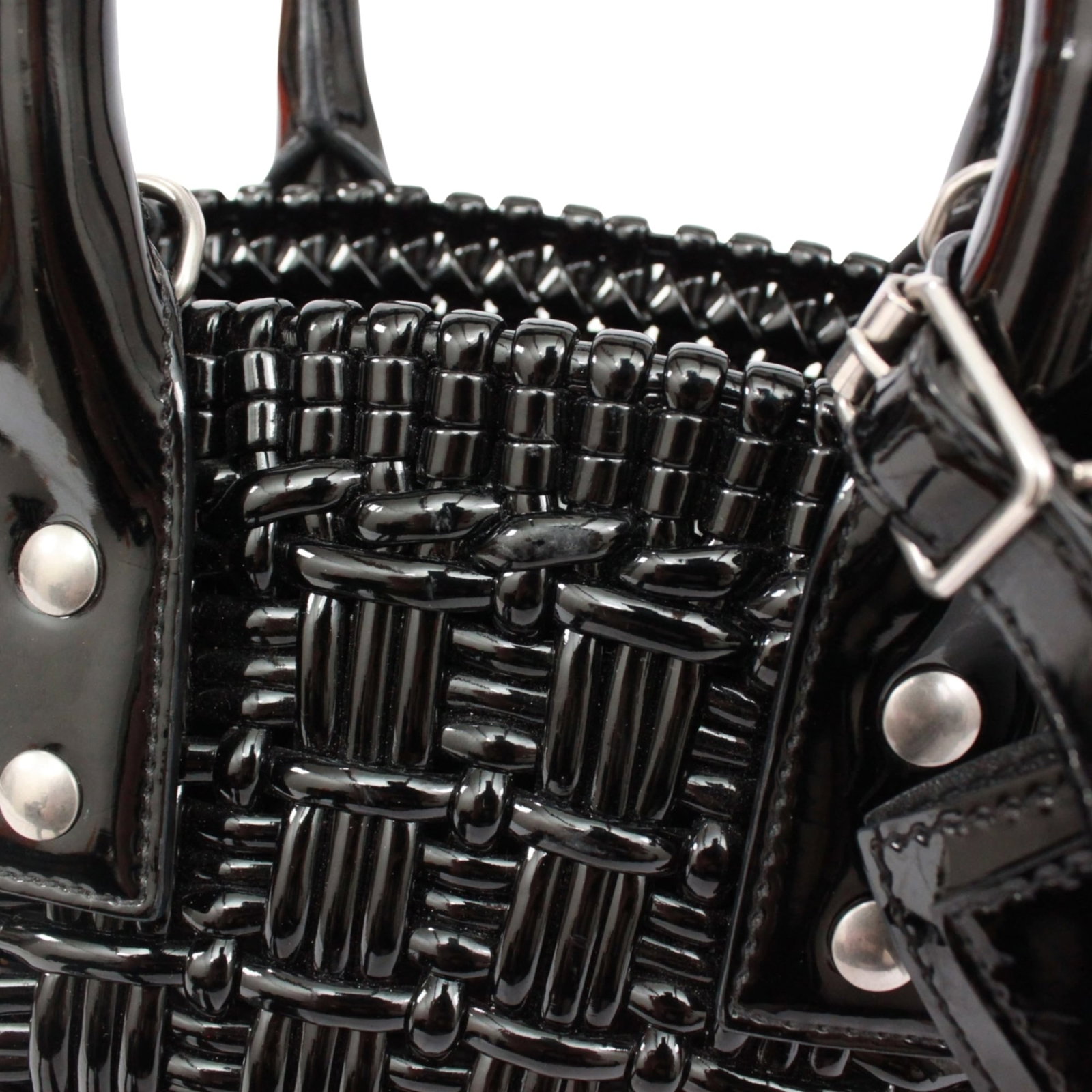 Basket Handbag Leather - 14