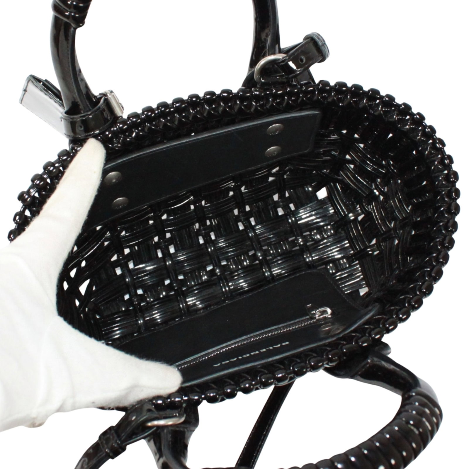 Basket Handbag Leather - 8