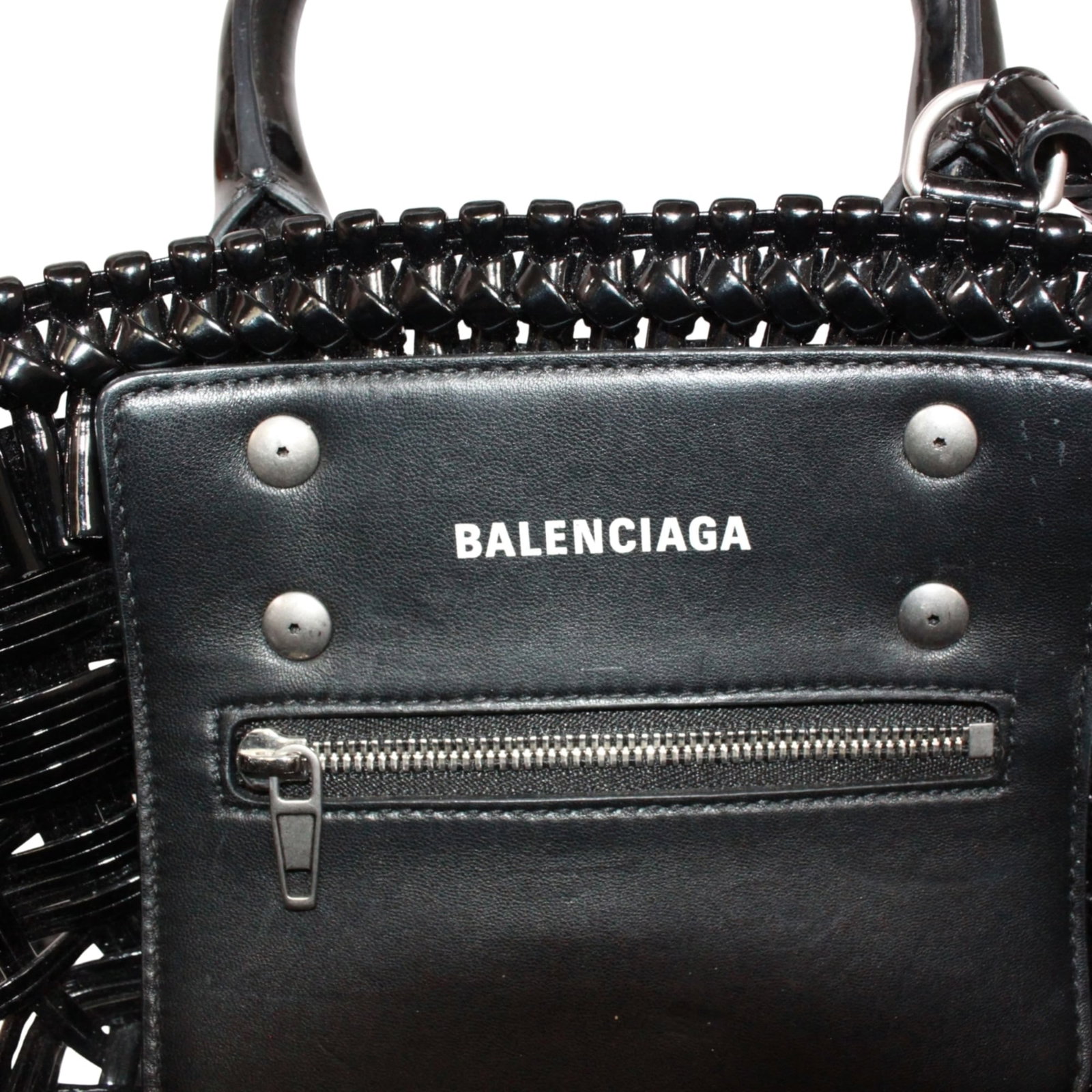 Basket Handbag Leather - 9