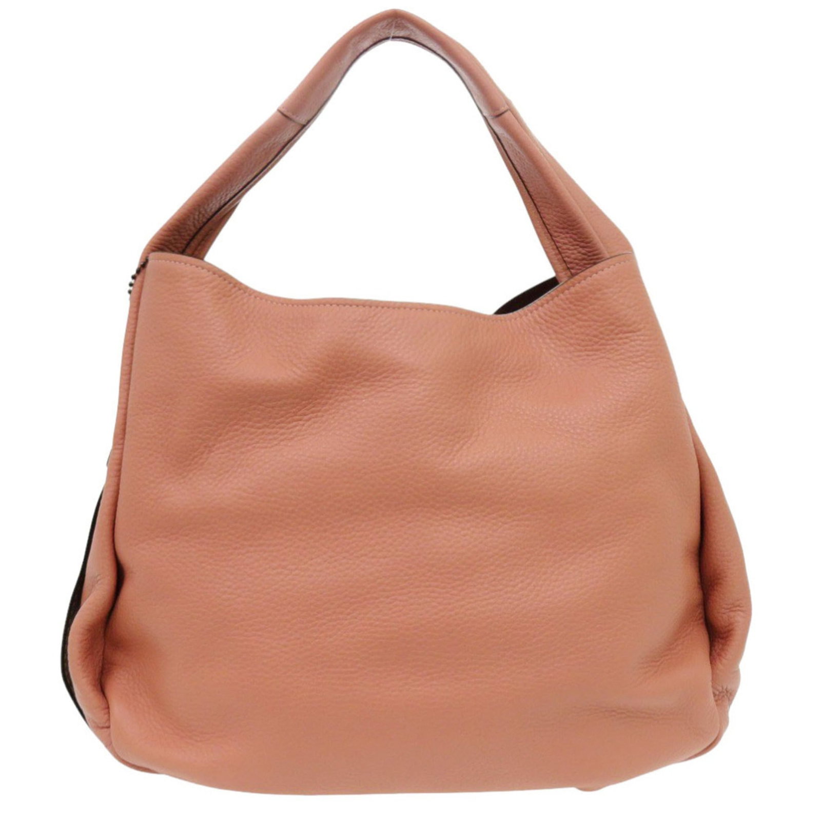Bag tote coach leather: Bag tote coach leather The Coach leather tote bag boasts a vibrant pink hue and features a zipper pocket, open pocket, and interior magnet closure. With its spacious 30cm x 37cm x 13cm dimensions and