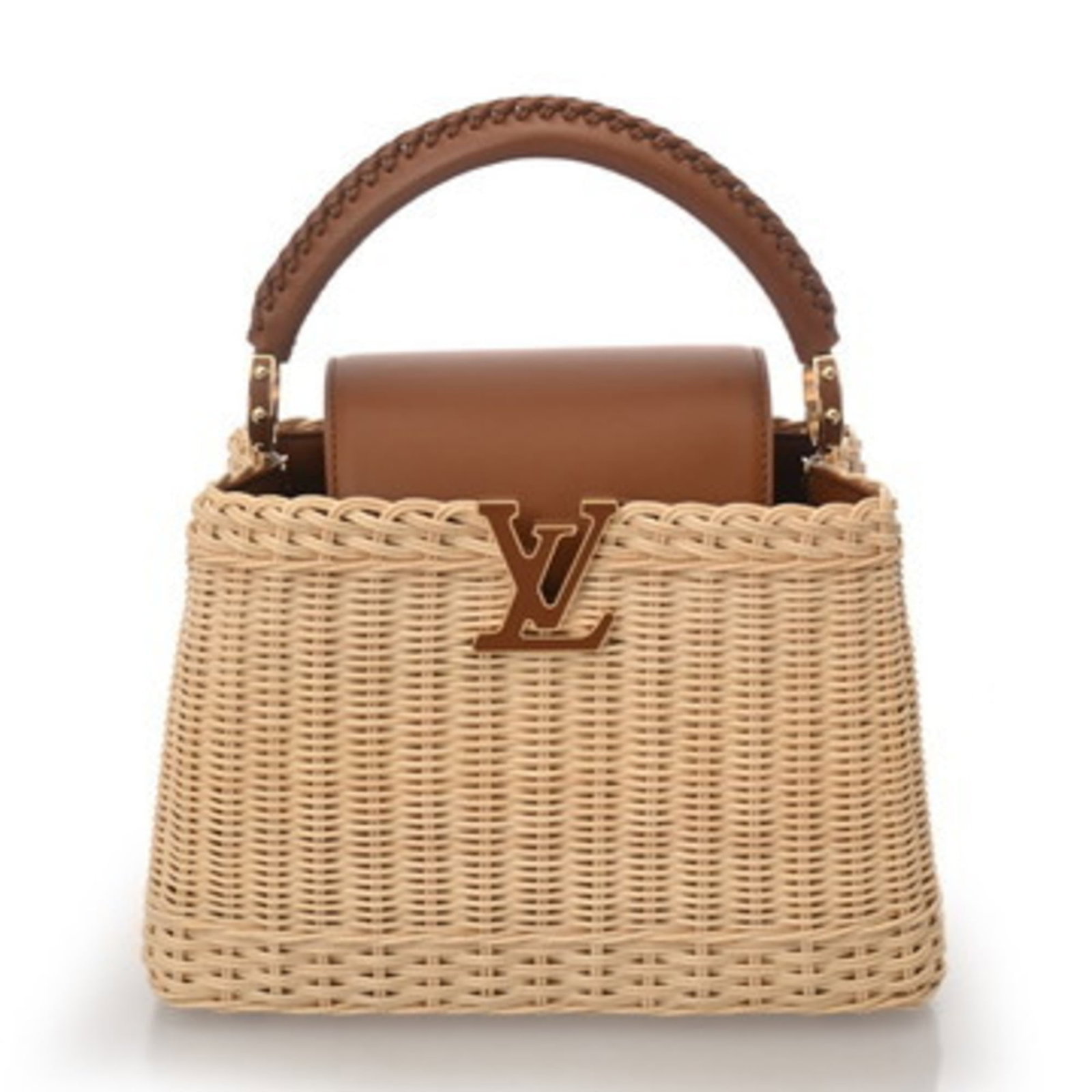 Louis Vuitton Handbag: Louis Vuitton Handbag Louis Vuitton Handbag, 17.5cm x 27cm x 14.5cm, features a classic flap closure and measures 6.88'' x 10.62'' x 5.7''. This opened handbag has been carefully stored in its