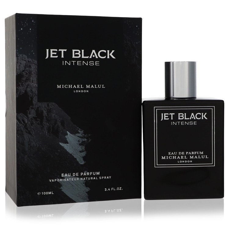 Jet Black Intense Cologne By Michael Malul Eau De Parfum Spray: Jet Black Intense Cologne By Michael Malul Eau De Parfum Spray Jet Black Intense Cologne by Michael Malul Eau De Parfum Spray is a cologne for men, available in a 3.4 oz size. This fragrance features 