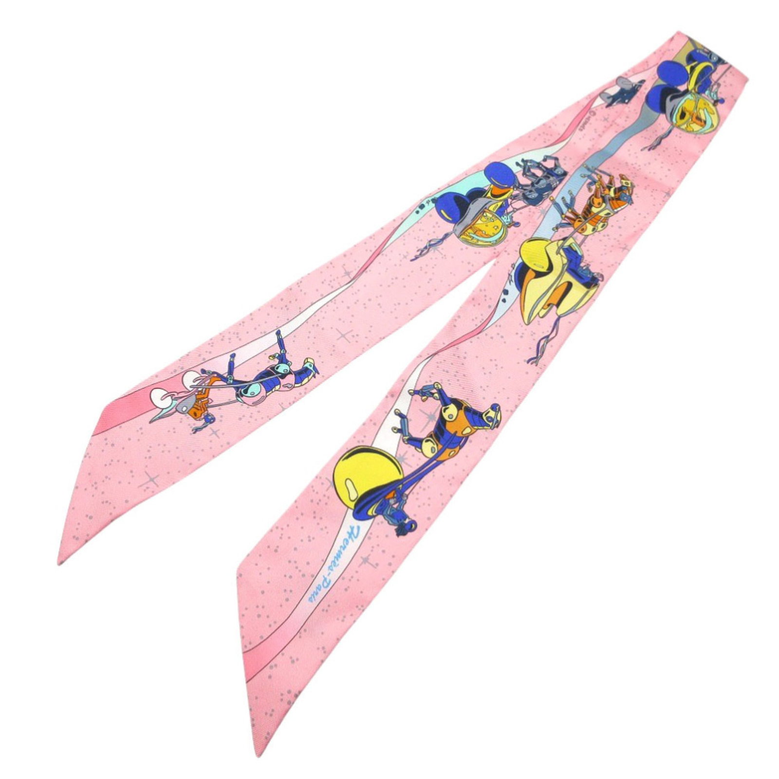 Silk Hermes Scarf - 2