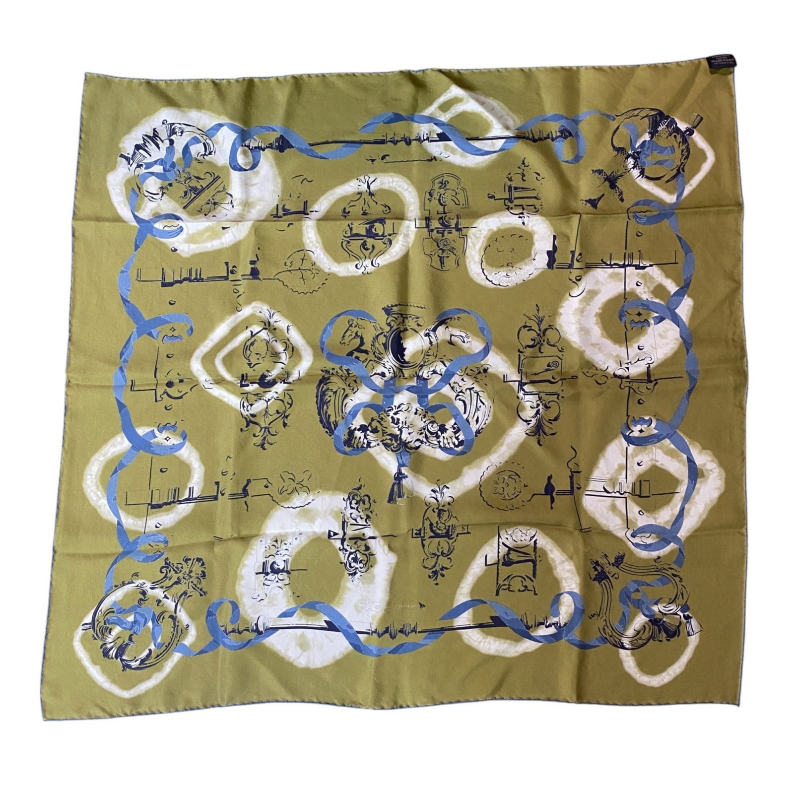 Silk Hermes Scarf - 2