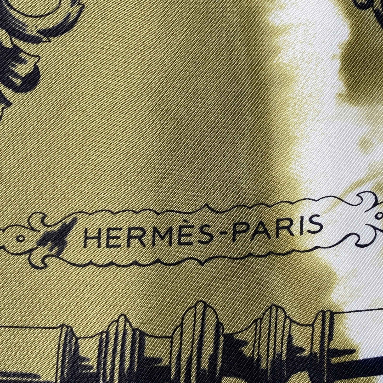 Silk Hermes Scarf - 3