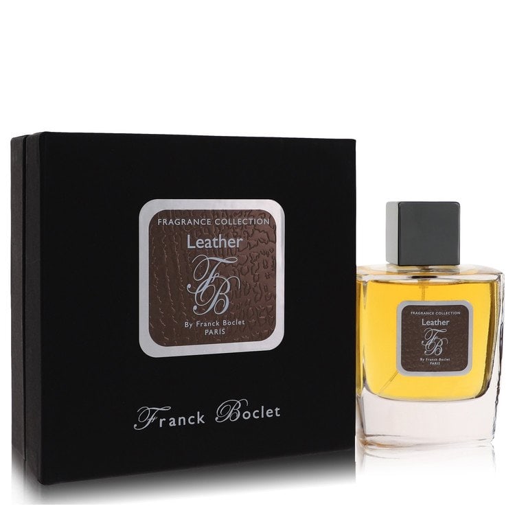 Franck Boclet Leather Cologne By Franck Boclet Eau De Parfum Spray: Franck Boclet Leather Cologne By Franck Boclet Eau De Parfum Spray 3.4 oz Eau De Parfum Spray, bearing the signature of Franck Boclet, offers a scent experience with its cologne fragrance for men. Thi
