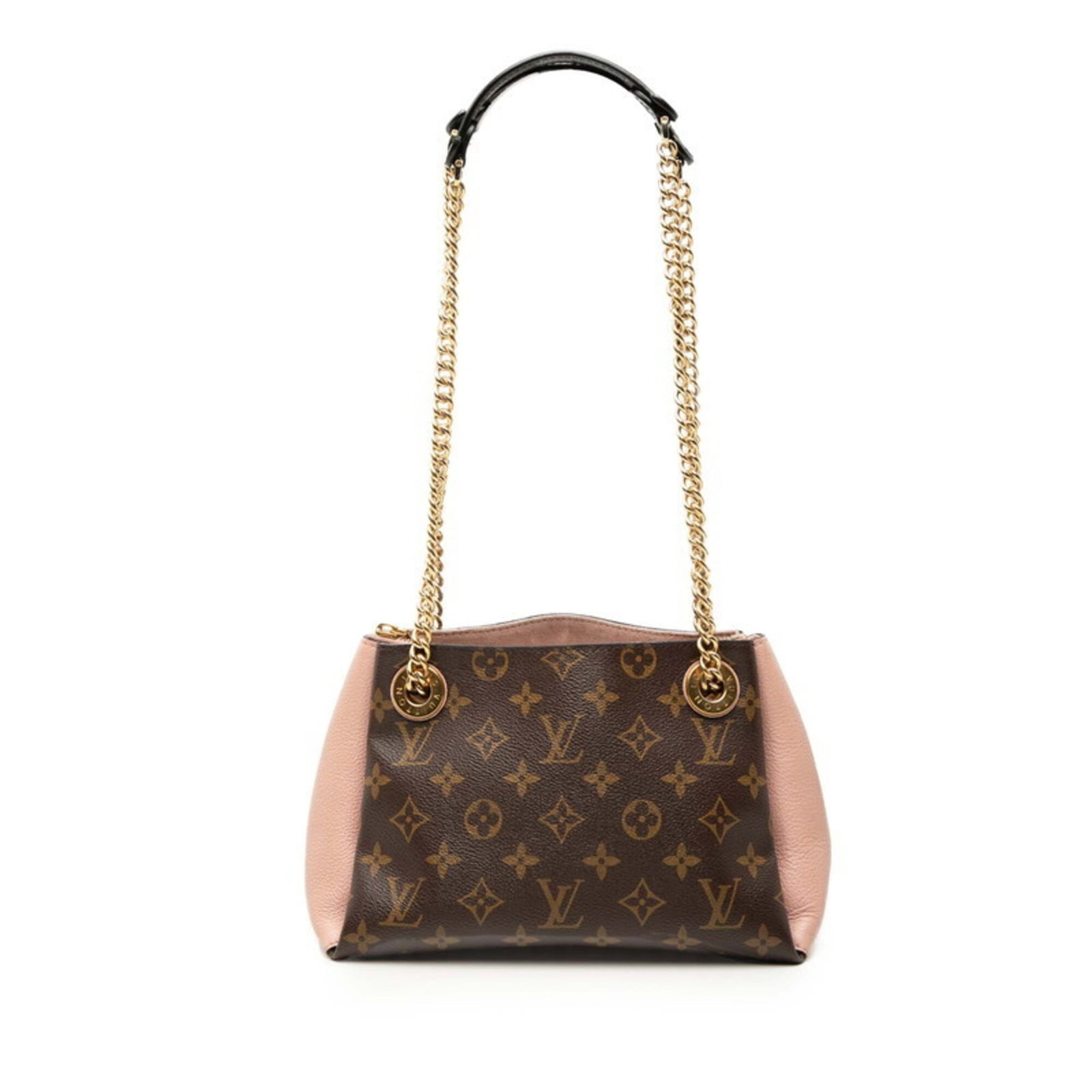 Shoulder Bag Monogram Vuitton Louis: Shoulder Bag Monogram Vuitton Louis Brown, Monogram, Rose Poudre Louis Vuitton shoulder bag with visible scratches and dirt, offering a unique, pre-owned accessory. Measuring 16.5cm x 24cm x 11cm,