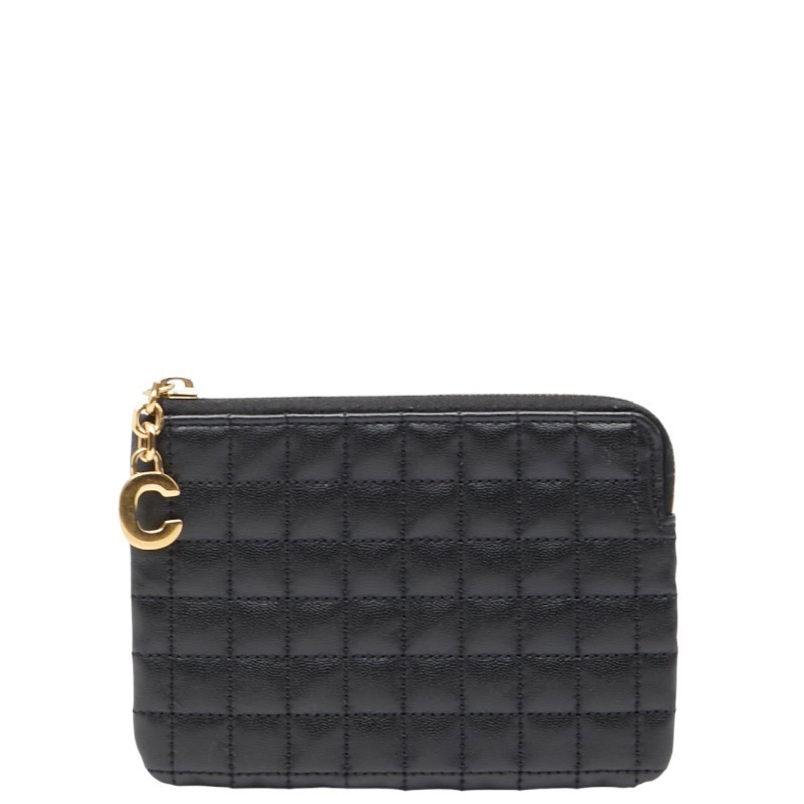 Card case leather Celine: Card case leather Celine Item Specifics: Brand: Celine Type: Card Case Gender: Women Color: Black Material: Leather Condition: Used (good), Traces of usage, scratches / dirt can be seen but generally