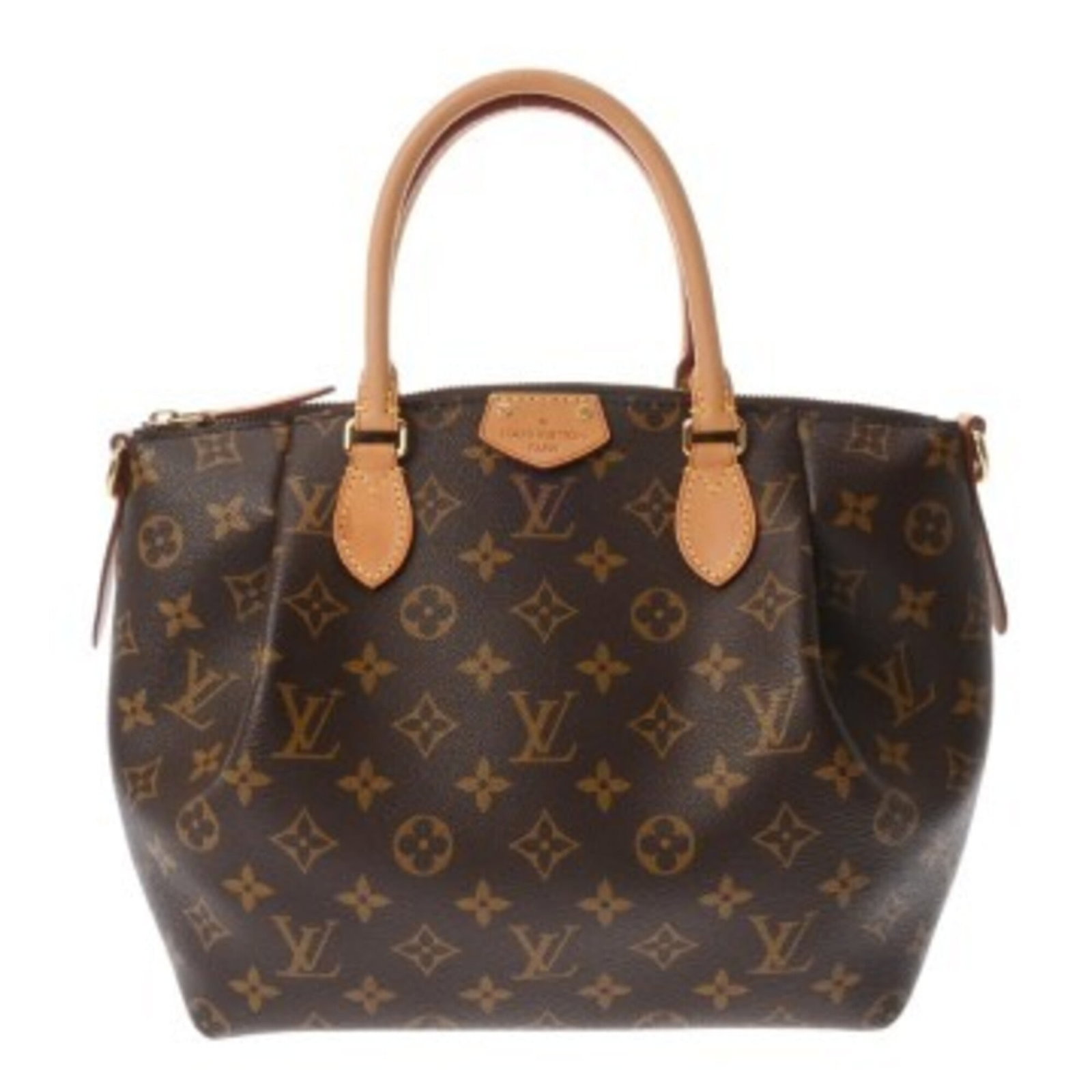 Monogram Louis Vuitton Handbag: Monogram Louis Vuitton Handbag Brown Monogram Louis Vuitton Handbag for Women, 22cm x 23.5cm x 10cm. This used handbag features the iconic monogram pattern in brown and has a classic design that