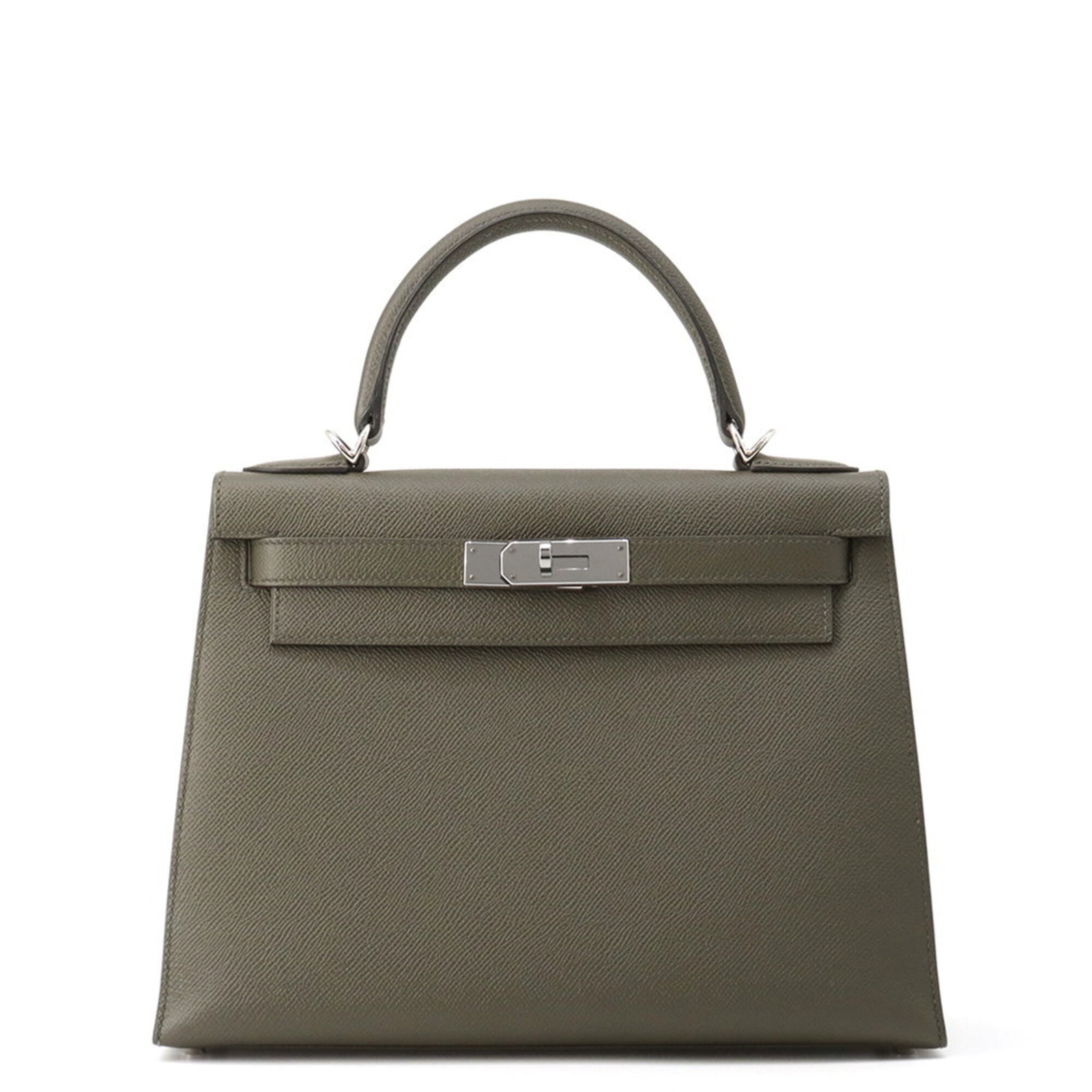 Handbag Hermes Epsom Leather: Handbag Hermes Epsom Leather The Hermes Epsom Leather handbag boasts its iconic design with a rich, equestrian-inspired color. Made from high-quality Epsom leather, this stylish bag features a
