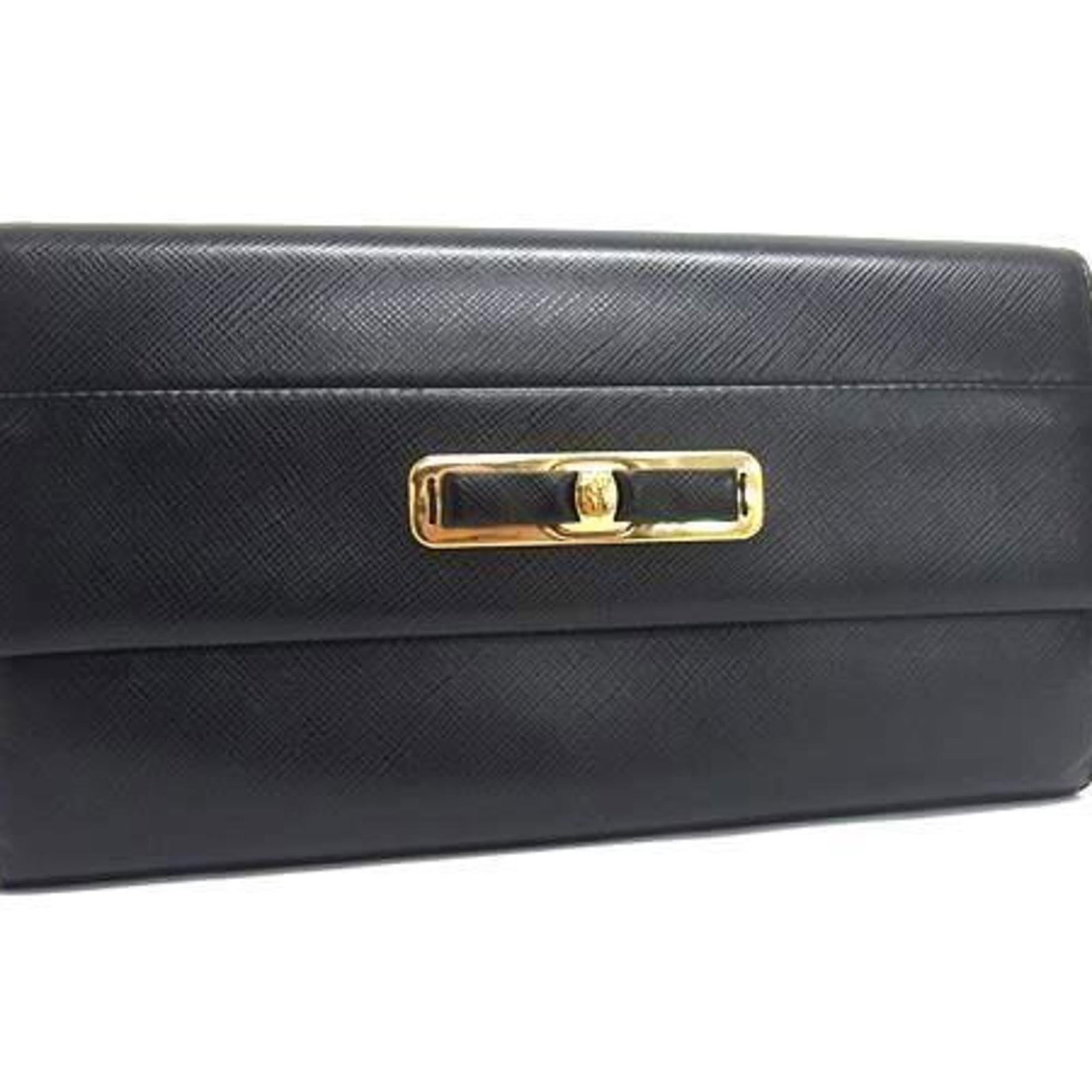 Ferragamo Long Wallet Leather Bi Fold Salvatore (1 of 6)