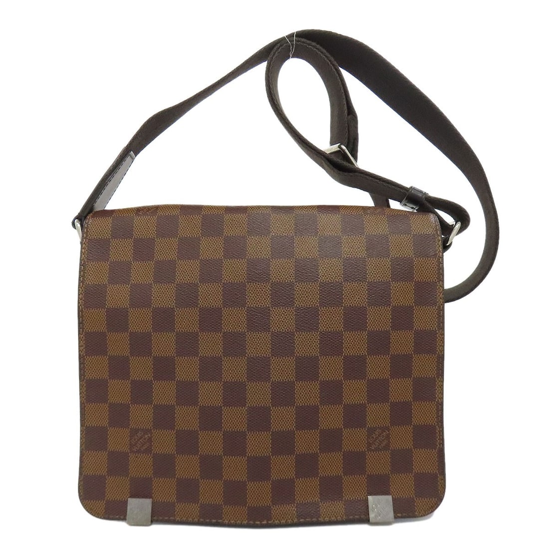 Canvas Damier Bag Shoulder District Pm Louis Vuitton N41031: Canvas Damier Bag Shoulder District Pm Louis Vuitton N41031 Brown Damier canvas exterior, classic shoulder bag design from LOUIS VUITTON. Features the iconic Distressed Pm pattern and a timeless shoul