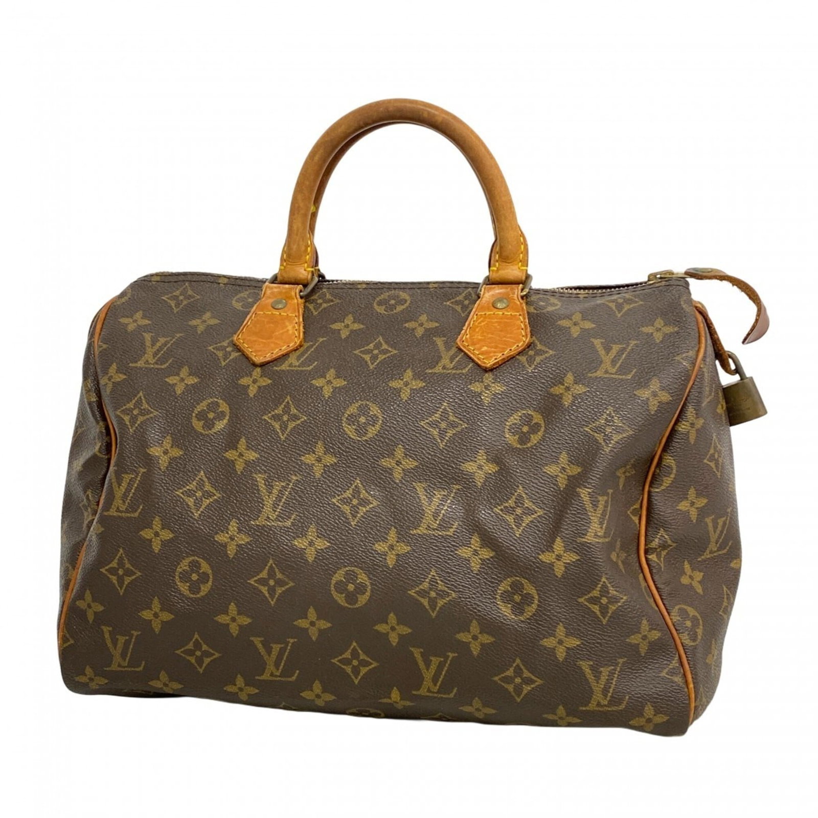 Louis Vuitton Handbag: Louis Vuitton Handbag Brown Louis Vuitton Handbag for Women, 21cm x 30cm x 17cm. This pre-owned handbag features a classic design with traces of usage and minor scratches/dirt. In good condition
