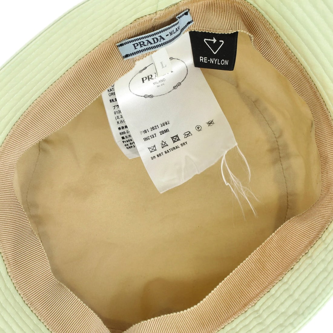 Logo Bucket Prada Hat Nylon - 3