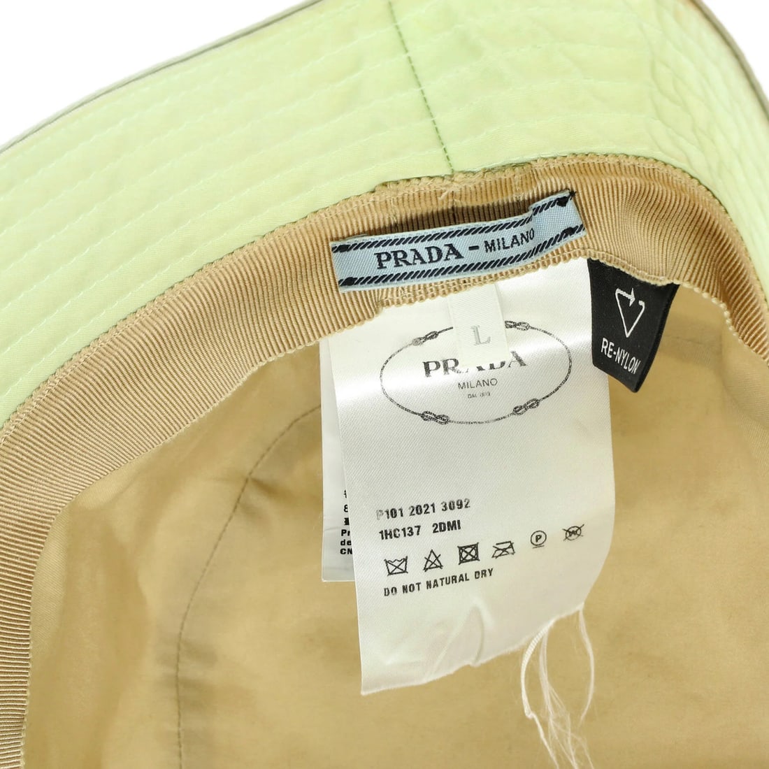 Logo Bucket Prada Hat Nylon - 4