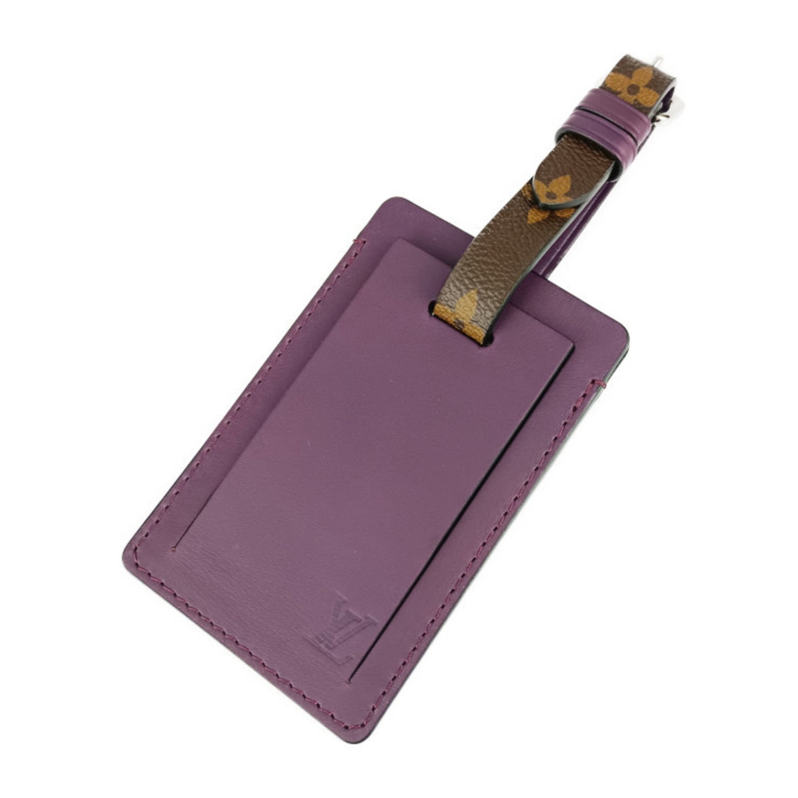 Louis Vuitton Leather Keyring: Louis Vuitton Leather Keyring Louis Vuitton Leather Keyring, made from high-quality leather, features a classic design with a timeless appeal. The item measures 11cm x 7cm and is in mint condition, li