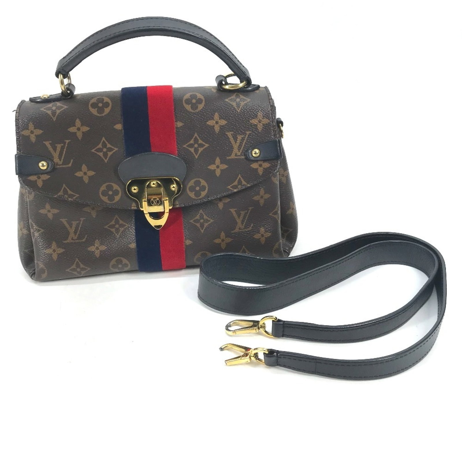 Louis Vuitton Handbag Shoulder Bag Tote Bag Monogram: Louis Vuitton Handbag Shoulder Bag Tote Bag Monogram Brown Monogram Louis Vuitton Handbag Shoulder Bag Tote Bag with Open Outer Pocket and Classic Design. This pre-owned, used bag features the iconic