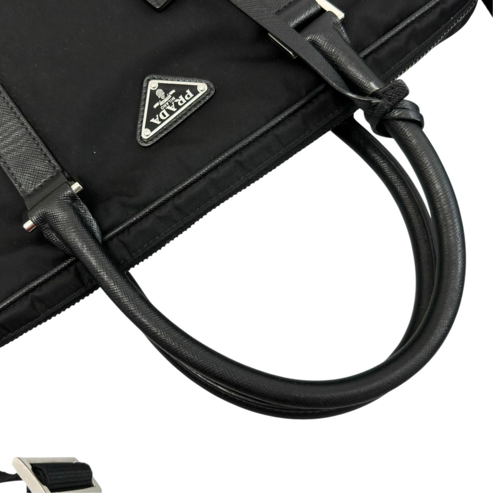 Briefcase nylon handbag by Prada - 6