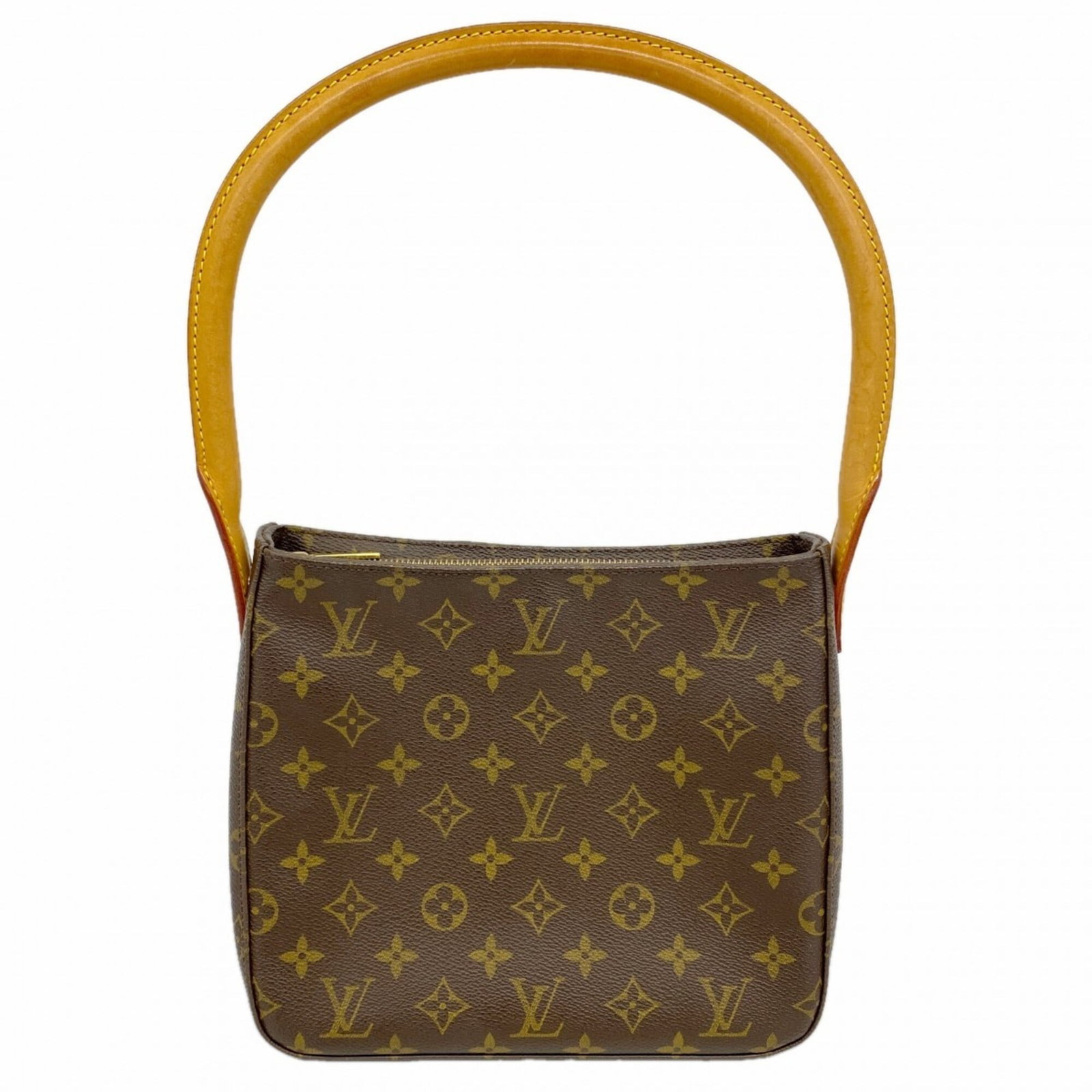 Shoulder bag by Louis Vuitton: Shoulder bag by Louis Vuitton Brown Louis Vuitton shoulder bag with classic design and timeless appeal. Measuring 21cm x 24cm x 10cm, it features a worn exterior with traces of usage and minor