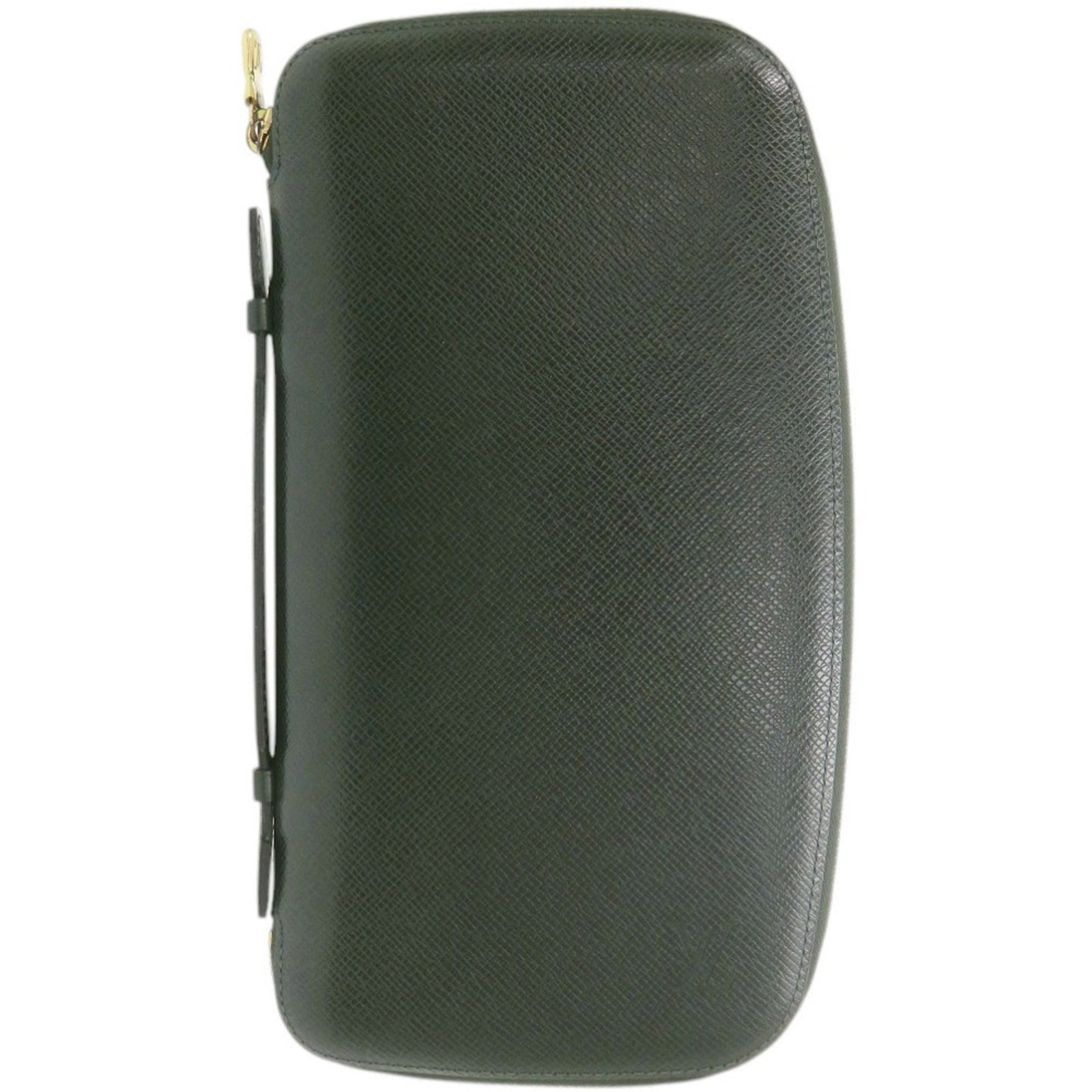 Louis Vuitton Long Wallet (Bi-Fold) Taiga Leather: Louis Vuitton Long Wallet (Bi-Fold) Taiga Leather Taiga leather gives this Louis Vuitton bi-fold wallet its distinctive look and feel. The Episea, Green color adds a touch of elegance to the classic