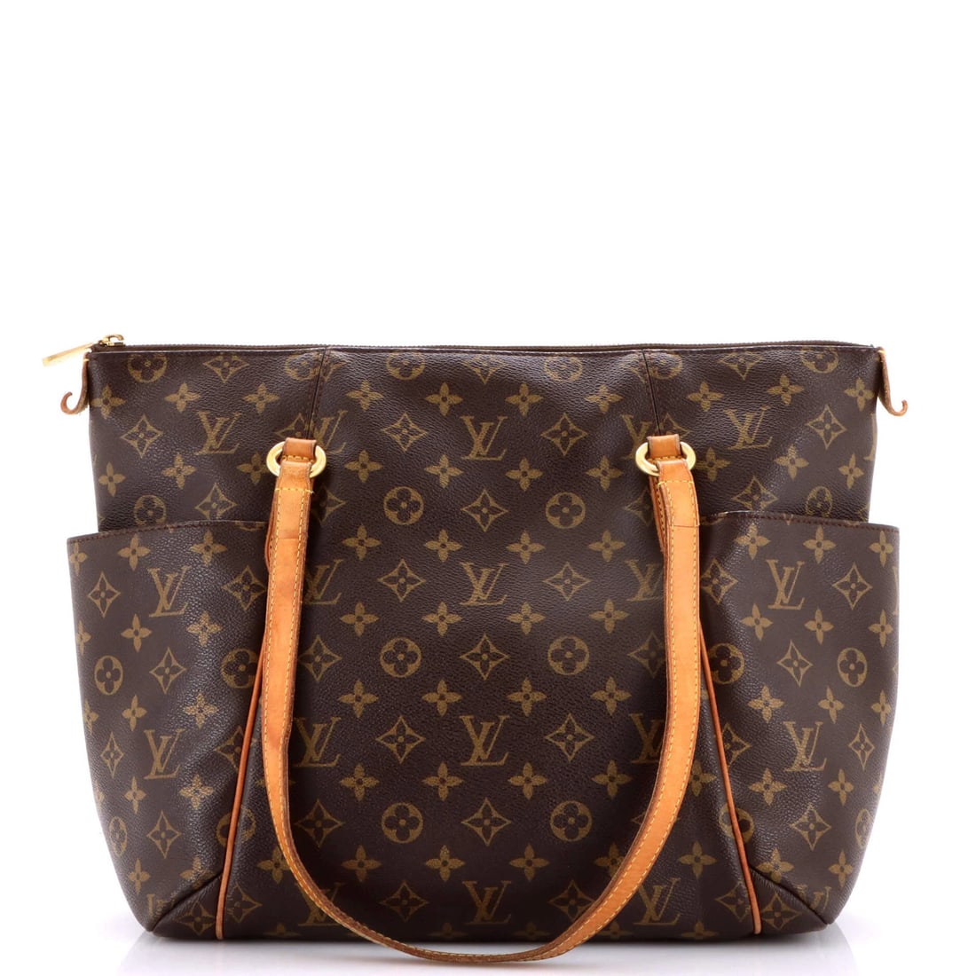 Totally Monogram Handbag Canvas Louis Vuitton MM (1 of 8)
