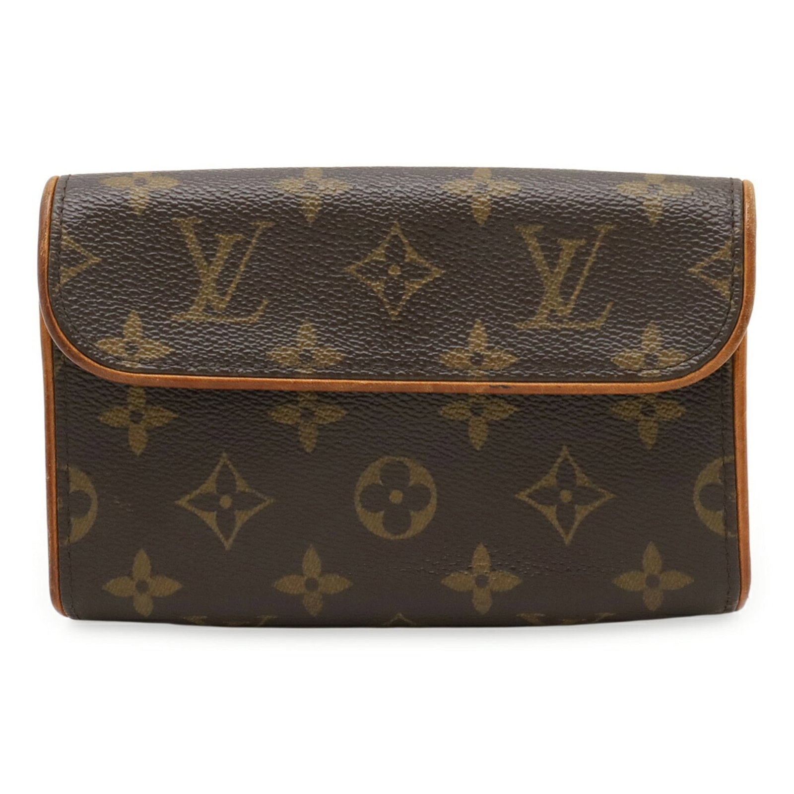 Louis Vuitton Clutch Bag Fanny Pack Pochette Pouch Monogram: Louis Vuitton Clutch Bag Fanny Pack Pochette Pouch Monogram Monogrammed luxury at its finest, this Louis Vuitton clutch bag fanny pack boasts the iconic monogram pattern in rich brown hues. With a com