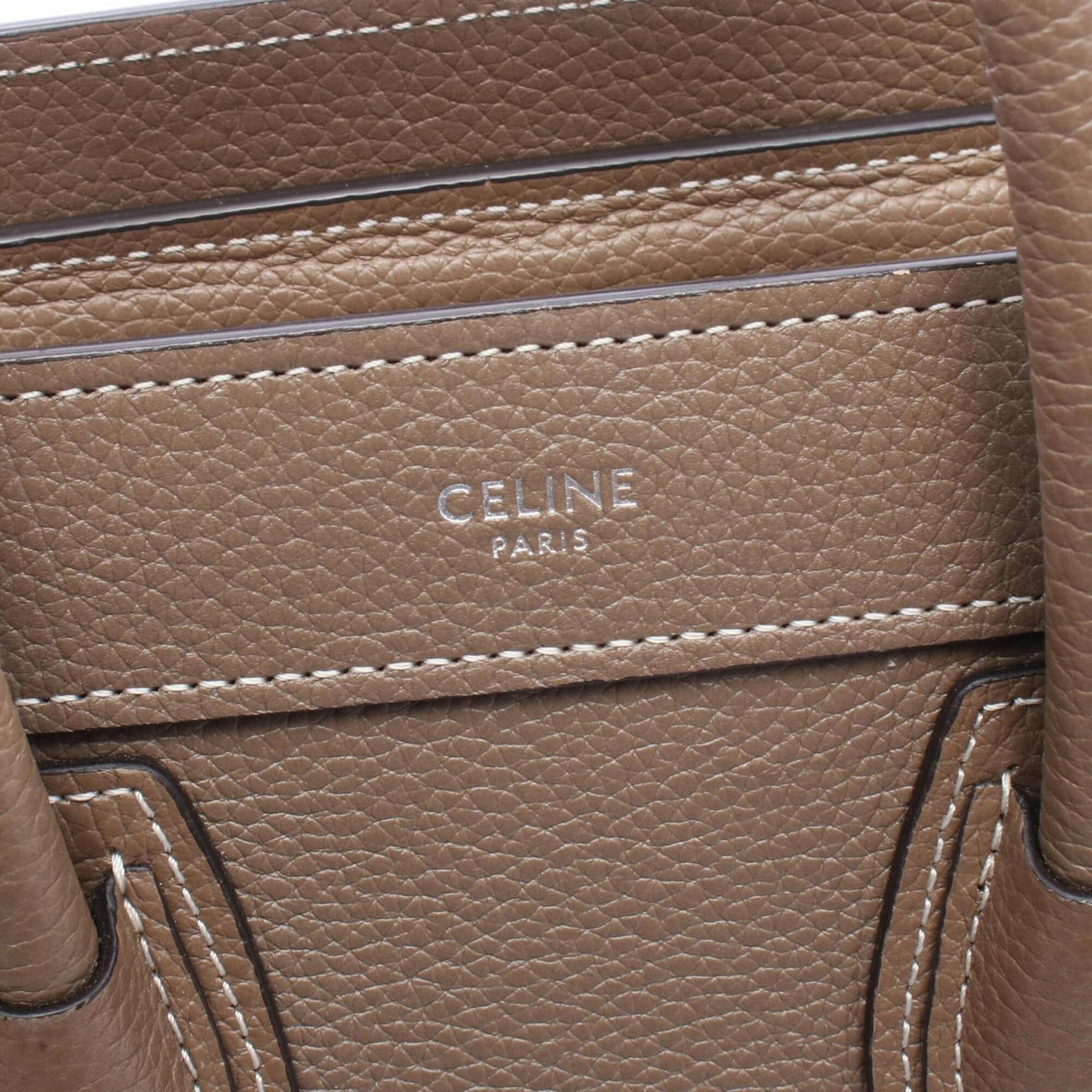 Handbag Leather Celine - 4