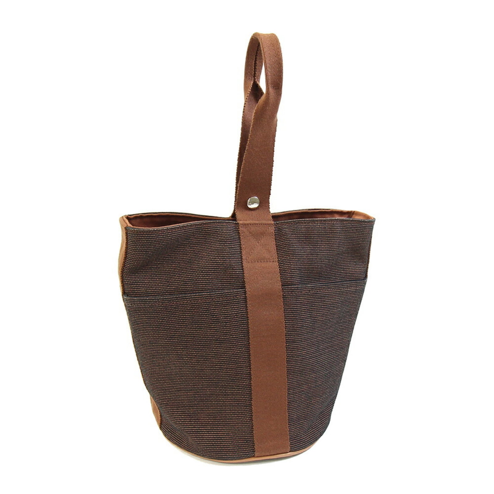 Handbag Toile Hermes: Handbag Toile Hermes Toile de Jouy Herm?s handbag in brown, featuring the iconic French print. This classic design boasts a timeless look with its structured shape and signature hardware. In very
