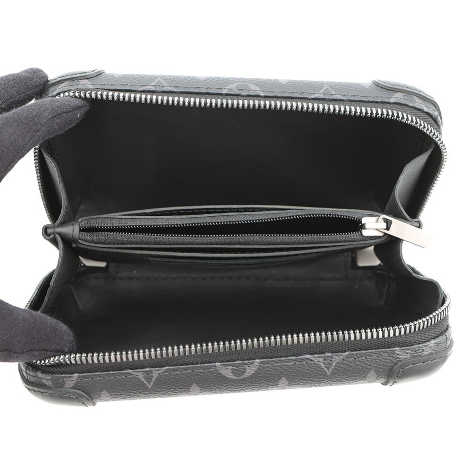 Shoulder bag monogram Louis Vuitton eclipse - 6
