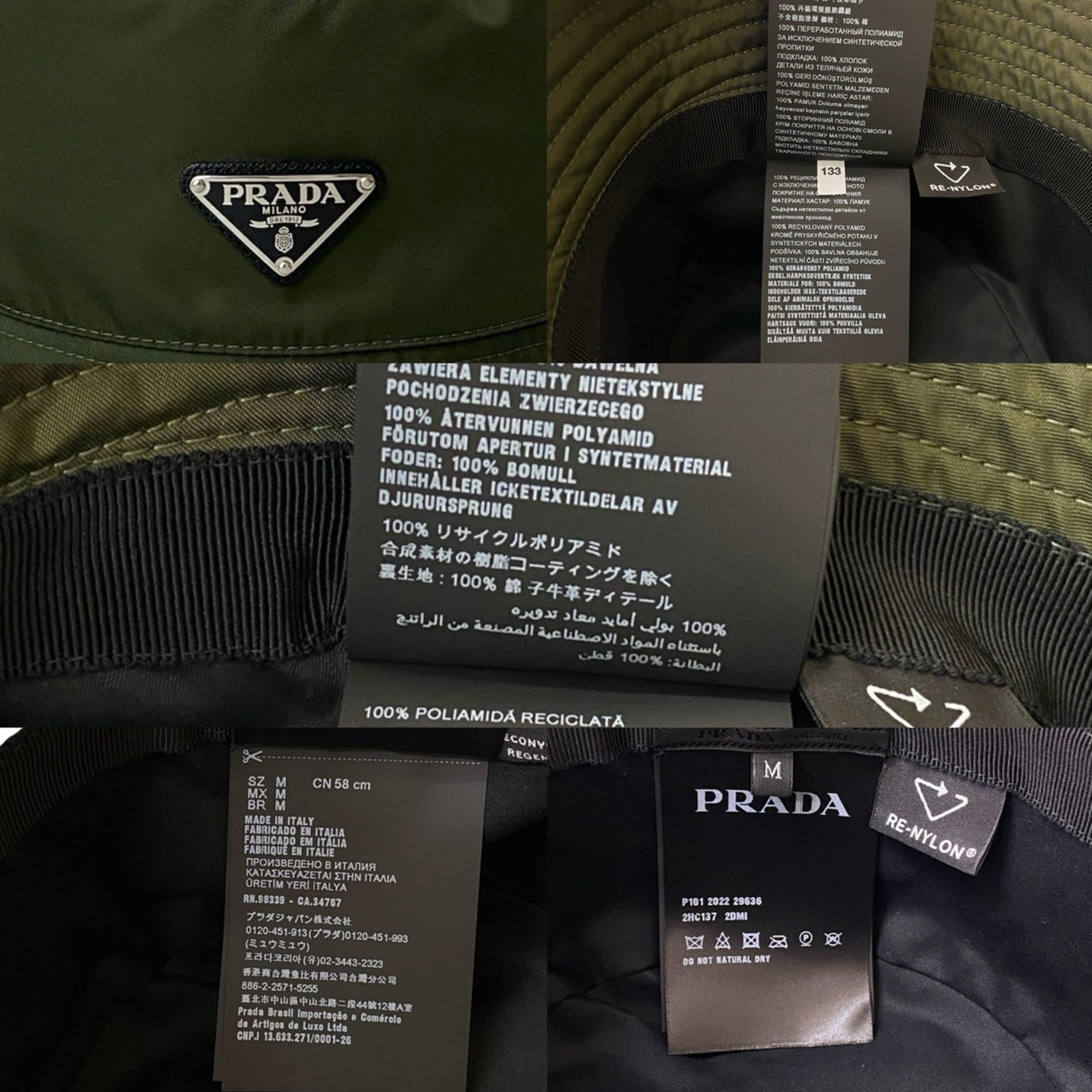 Prada Bucket Hat Cotton Polyamide - 2