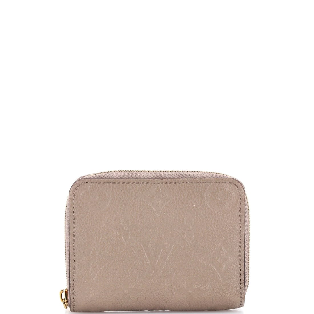 Monogram Leather Zippy Coin Purse Louis Vuitton Empreinte: Monogram Leather Zippy Coin Purse Louis Vuitton Empreinte The Louis Vuitton Monogram Empreinte Leather Zippy Coin Purse boasts a neutral exterior with subtle gold hardware, complemented by a gray
