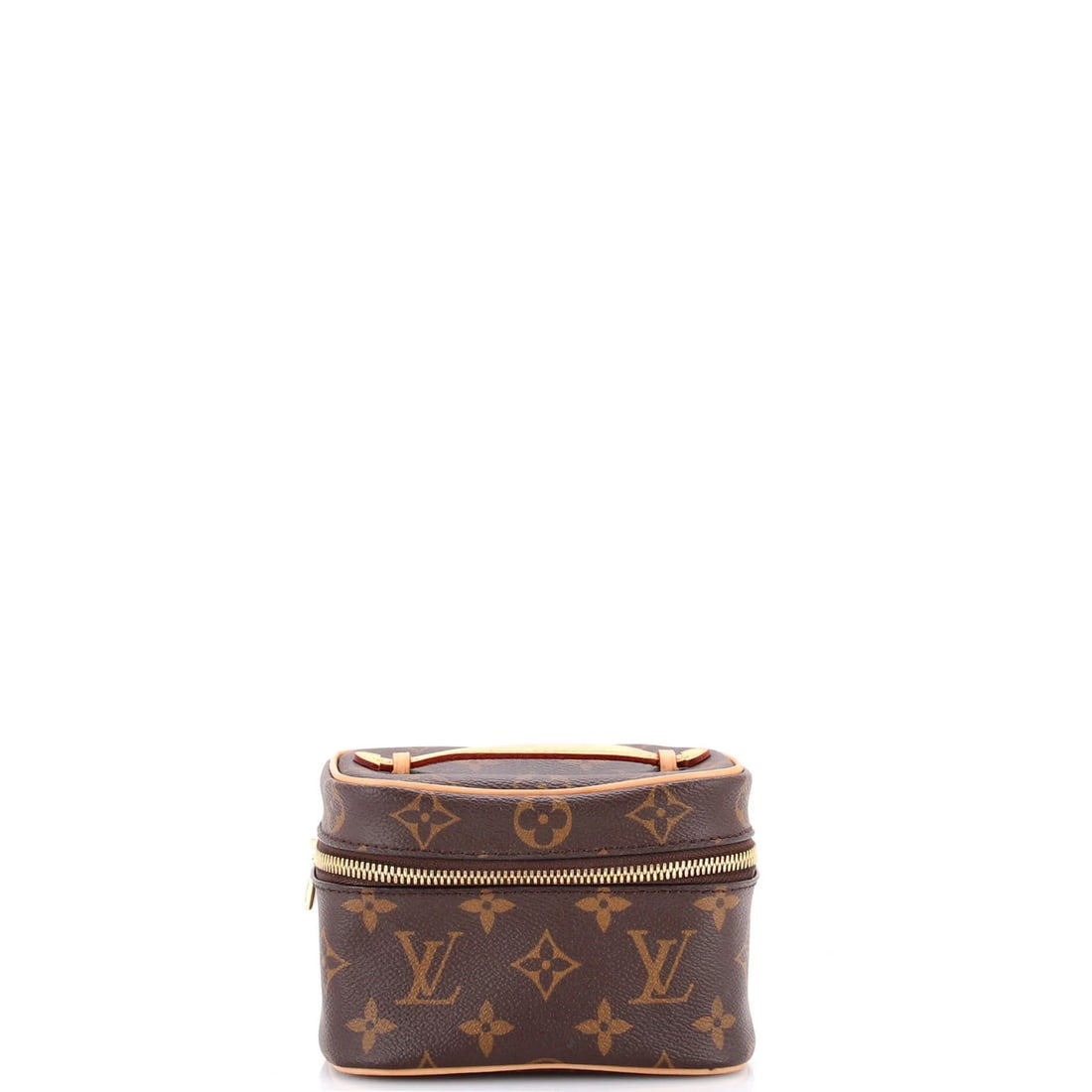 Canvas Monogram Vanity Case Louis Vuitton Nice: Canvas Monogram Vanity Case Louis Vuitton Nice Brown Louis Vuitton Nice Monogram Canvas Nano Vanity Case. This canvas coated, gold hardware vanity case features the iconic monogram pattern and measure