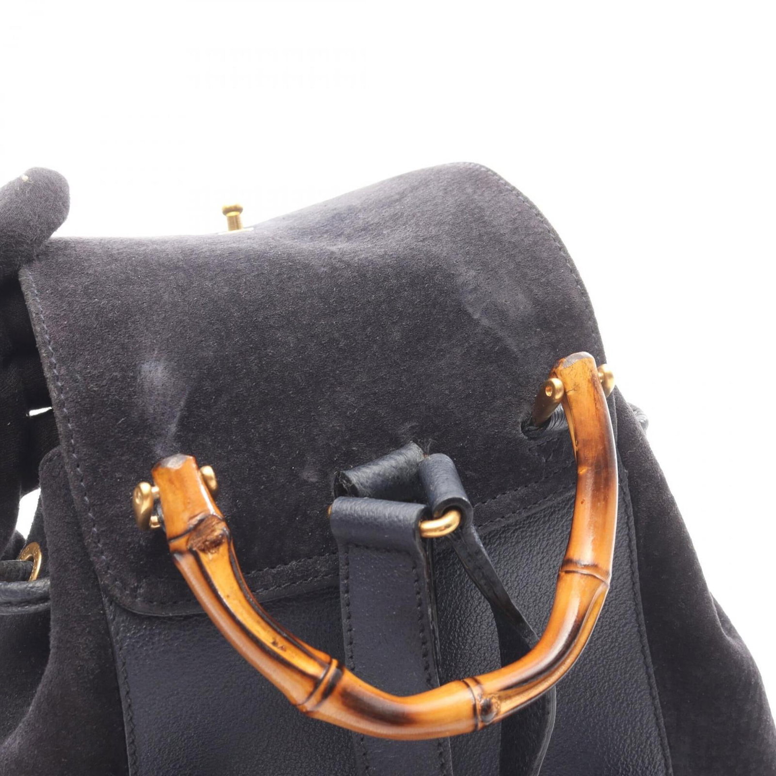 Suede Leather Gucci Backpack - 10