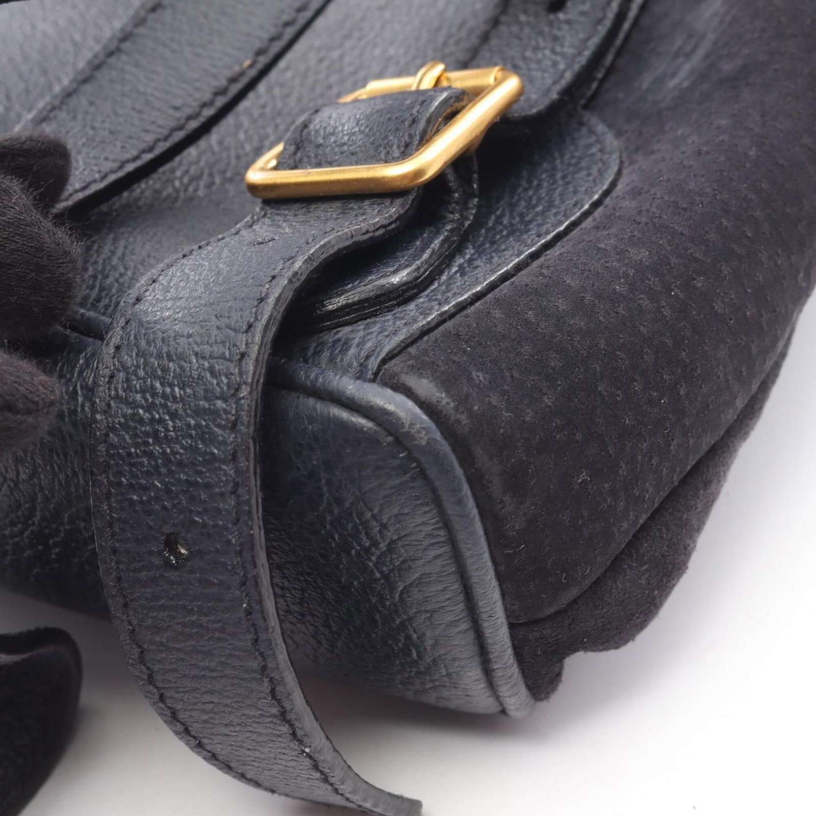 Suede Leather Gucci Backpack - 6