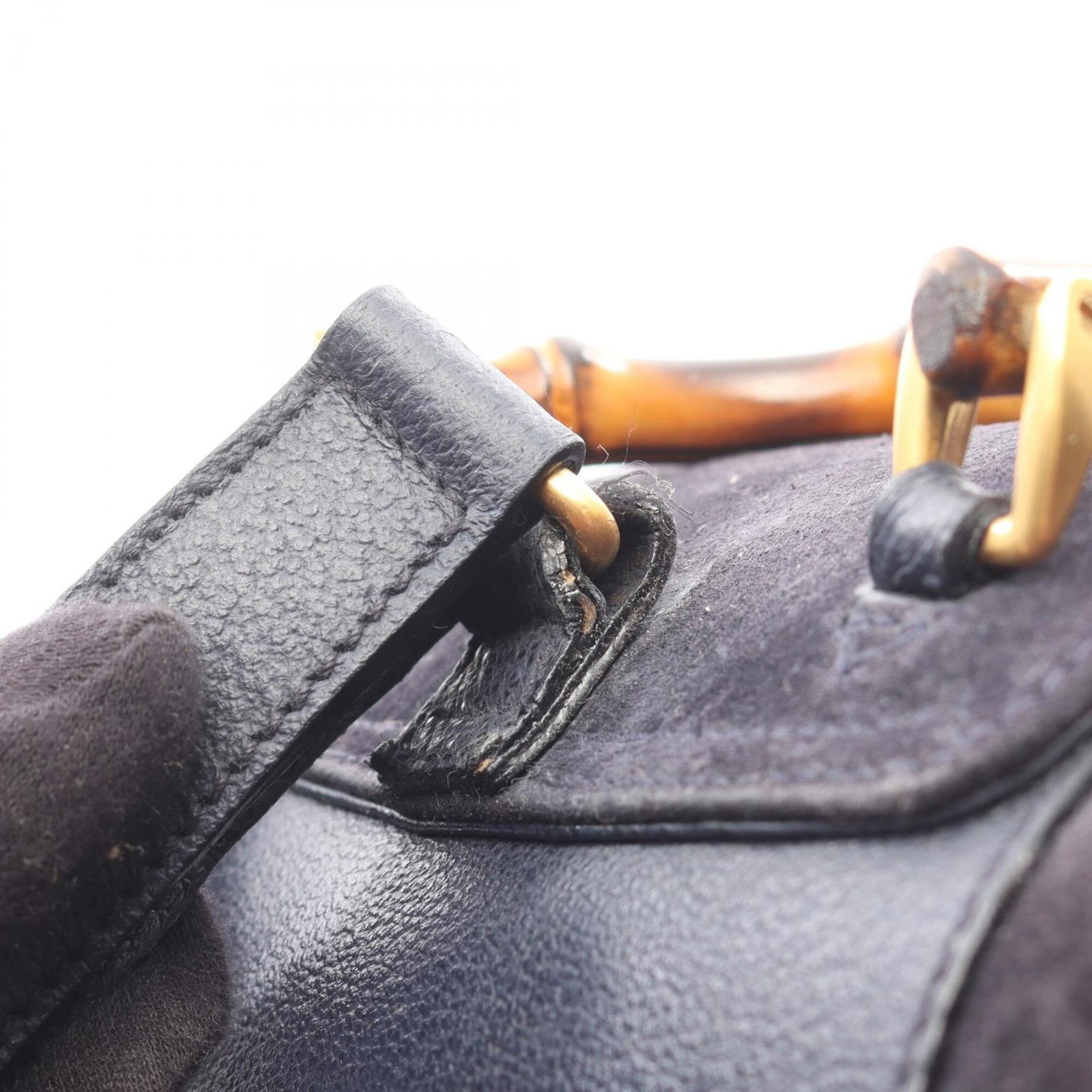 Suede Leather Gucci Backpack - 8