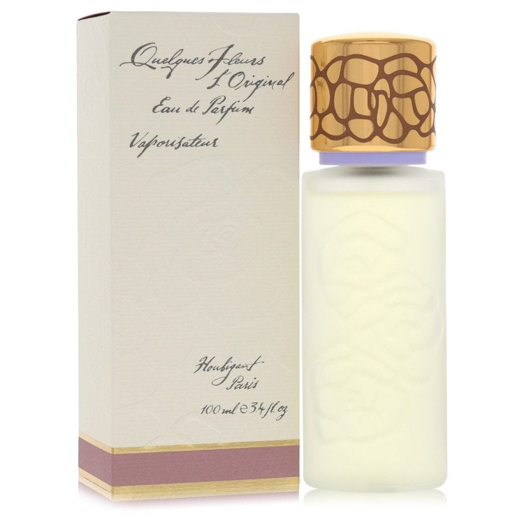 Quelques Fleurs Perfume By Houbigant Eau De Parfum Spray: Quelques Fleurs Perfume By Houbigant Eau De Parfum Spray 3.4 oz Eau De Parfum Spray, featuring the Quelques Fleurs perfume by Houbigant, offers a sophisticated scent for women. This 500g fragrance