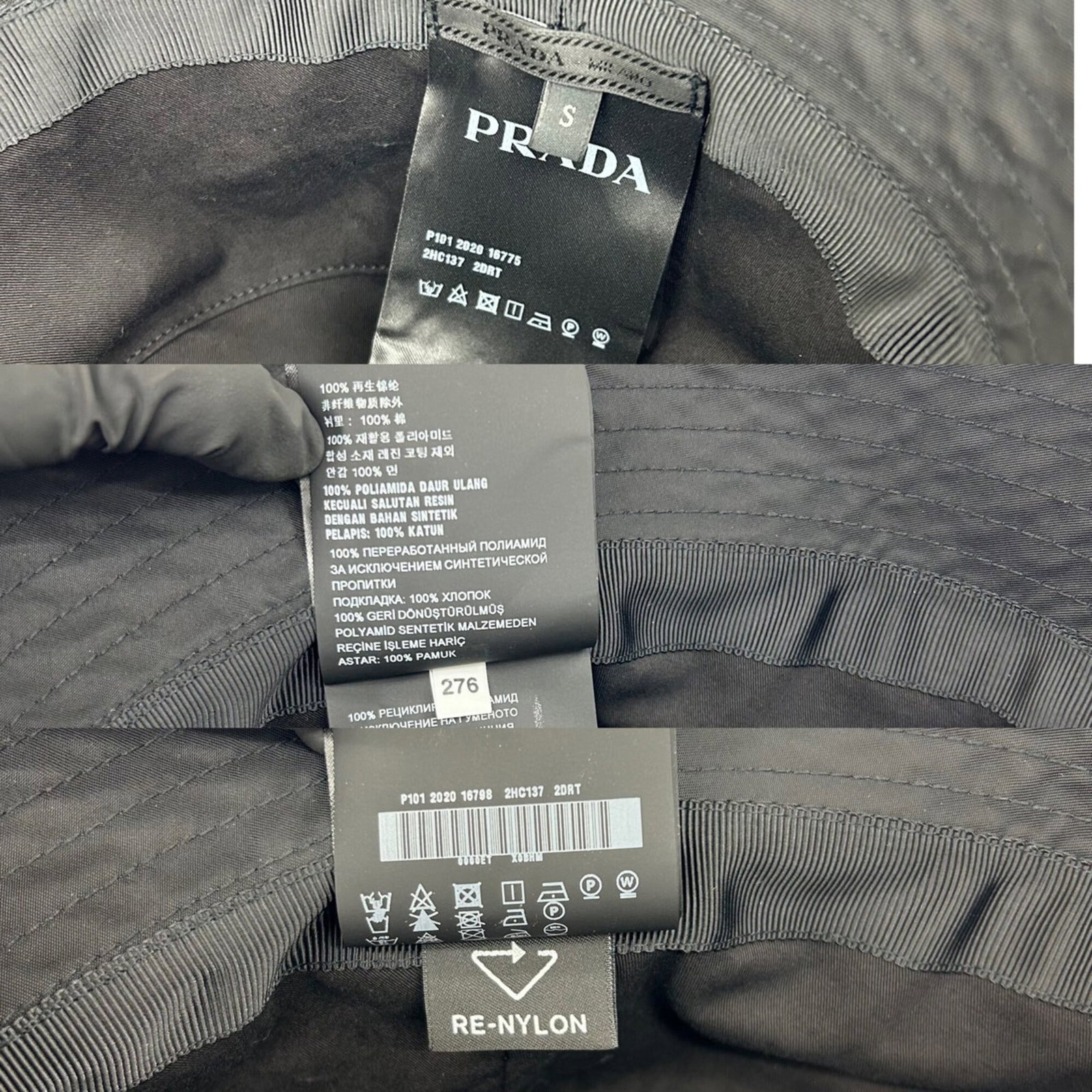 Hat Nylon Bucket Prada - 2