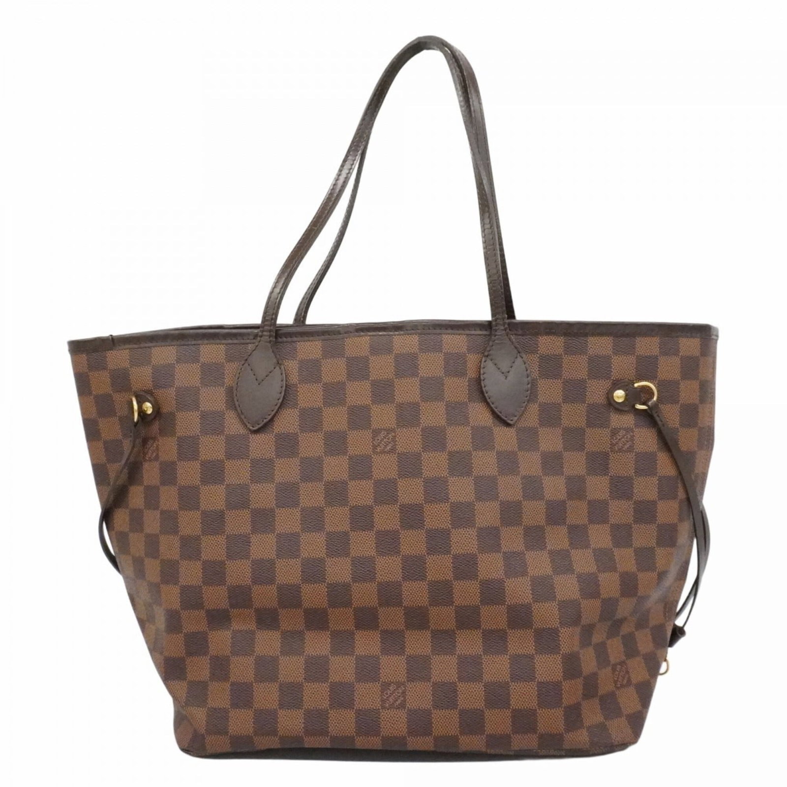 Vuitton Louis Tote Bag: Vuitton Louis Tote Bag 29cm x 32.5cm x 16.5cm / 11.41'' x 12.79'' x 6.49'' Louis Vuitton tote bag with Ebene color, bearing visible traces of usage and minor scratches/dirt. The bag's condition is