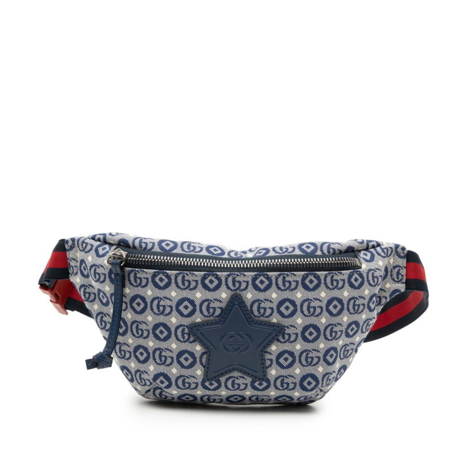 Nylon sling bag by Gucci: Nylon sling bag by Gucci Blue nylon sling bag by Gucci, with traces of usage and minor scratches. Made from durable nylon material, this bag measures 13.5cm x 22.5cm x 4cm in size. Used condition.