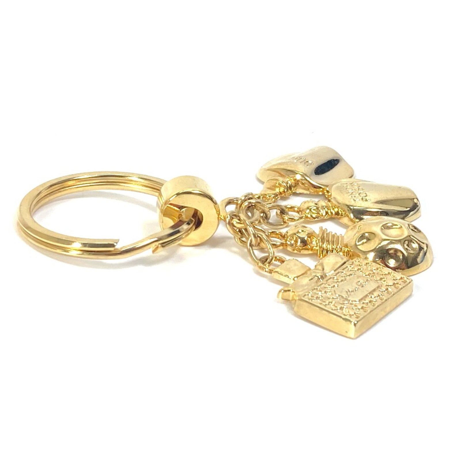 Dior Gold Plated Keyring - 3