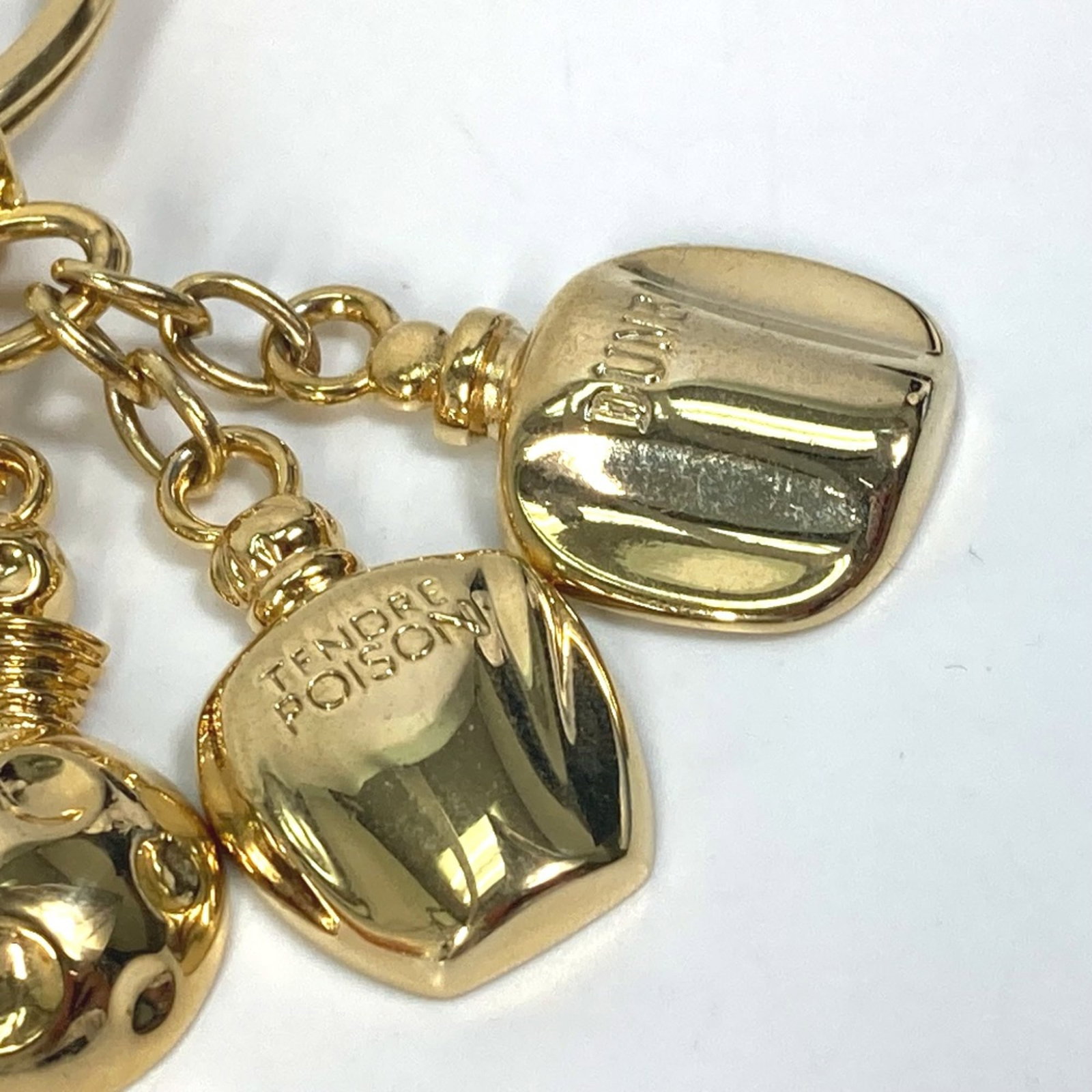 Dior Gold Plated Keyring - 6